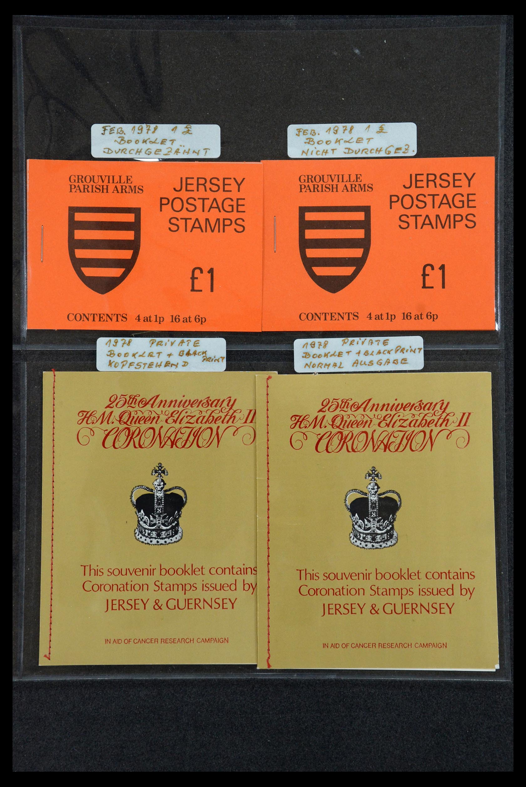 35979 010 - Stamp collection 35979 Jersey stamp booklets 1969-2015!