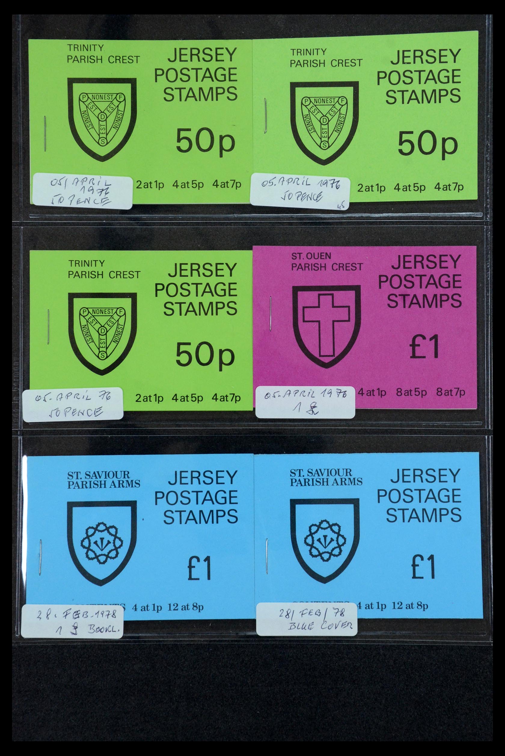 35979 012 - Stamp collection 35979 Jersey stamp booklets 1969-2015!
