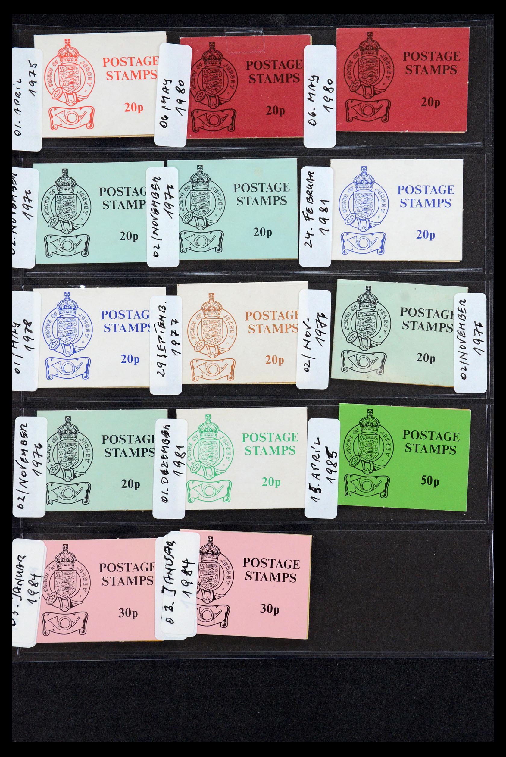 35979 022 - Stamp collection 35979 Jersey stamp booklets 1969-2015!