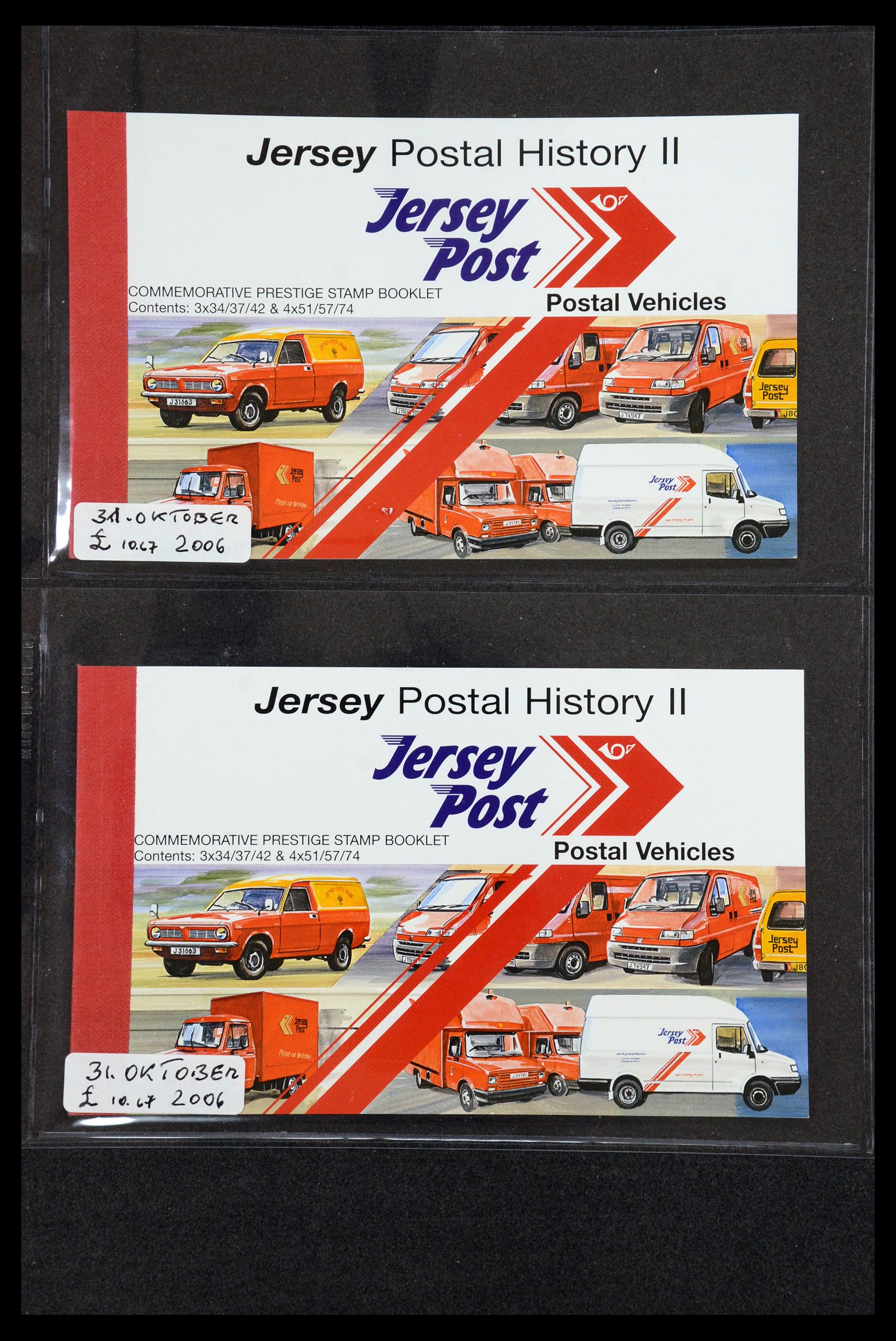 35979 035 - Stamp collection 35979 Jersey stamp booklets 1969-2015!