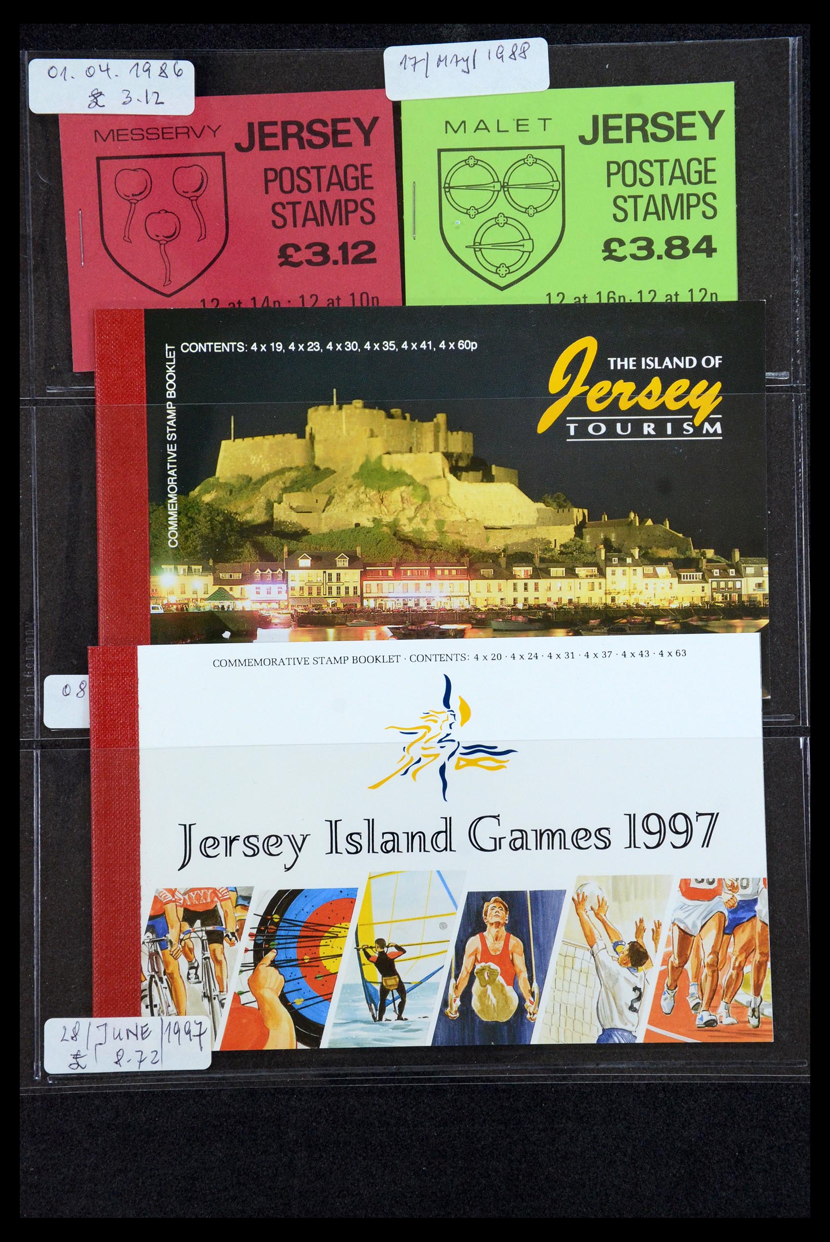 35979 040 - Stamp collection 35979 Jersey stamp booklets 1969-2015!
