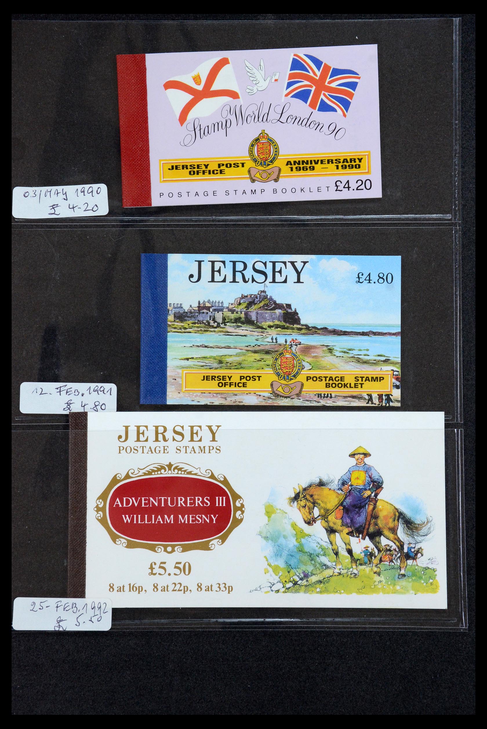 35979 042 - Postzegelverzameling 35979 Jersey postzegelboekjes 1969-2015!