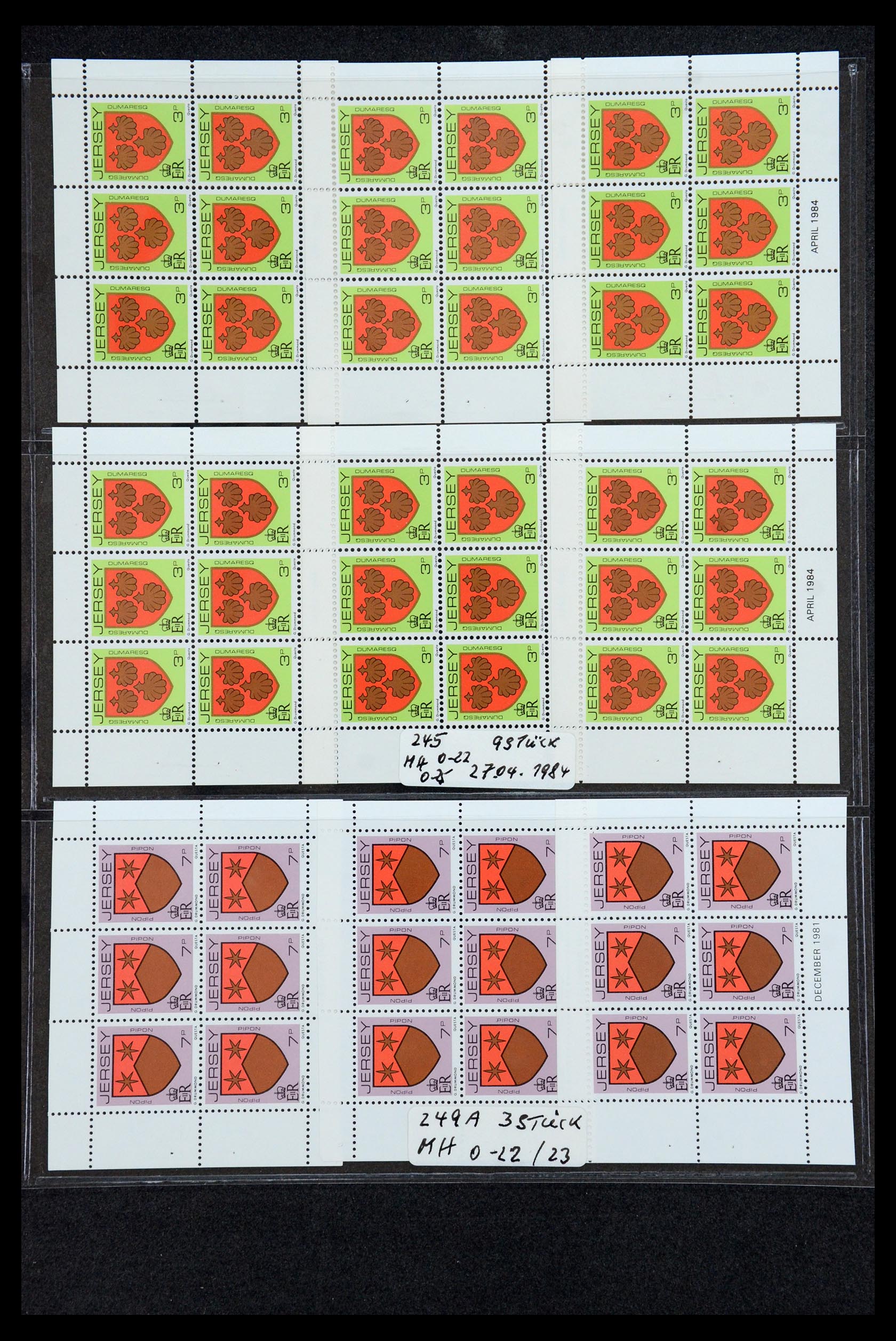 35979 048 - Postzegelverzameling 35979 Jersey postzegelboekjes 1969-2015!