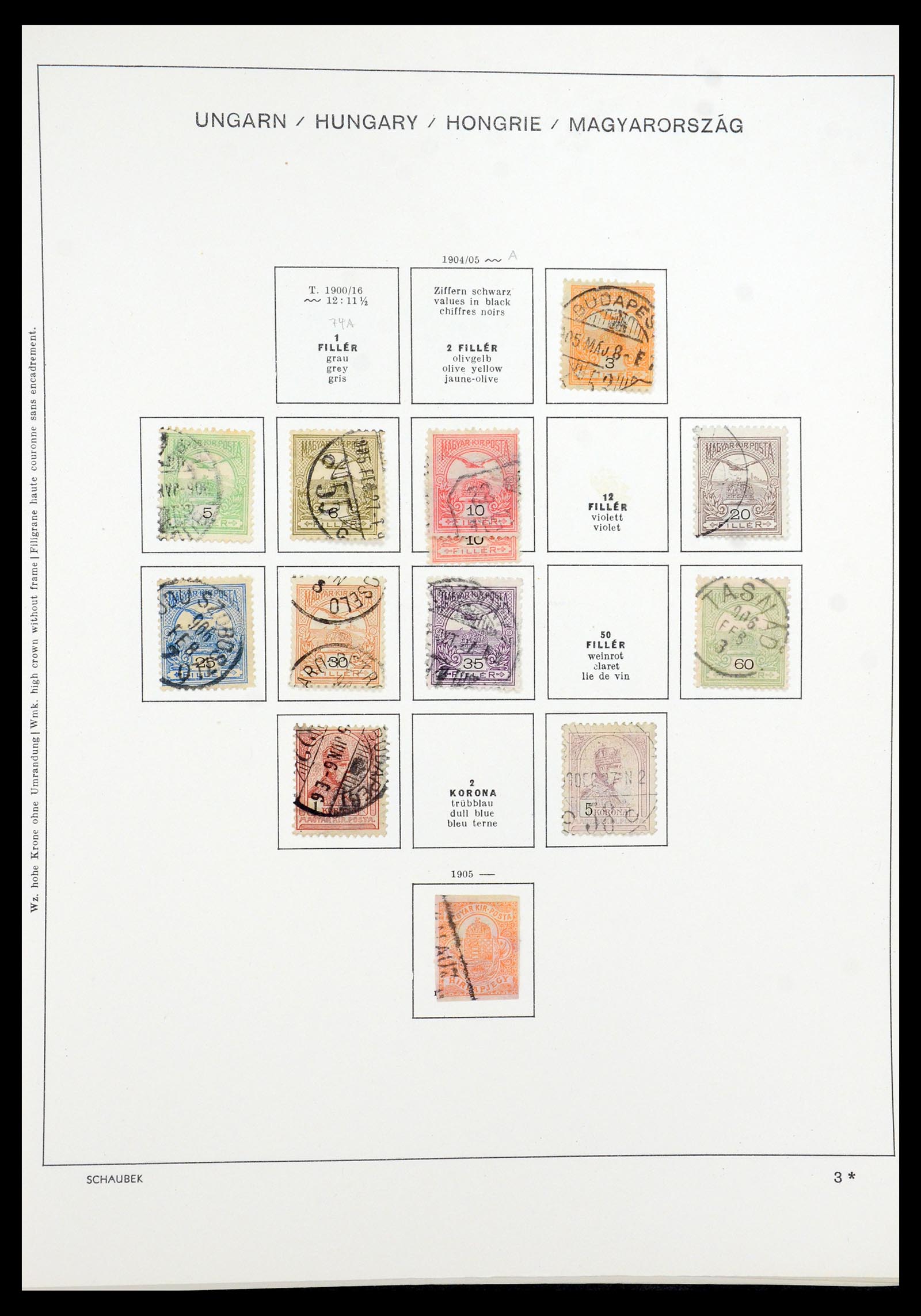 35981 008 - Postzegelverzameling 35981 Hongarije 1871-1944.