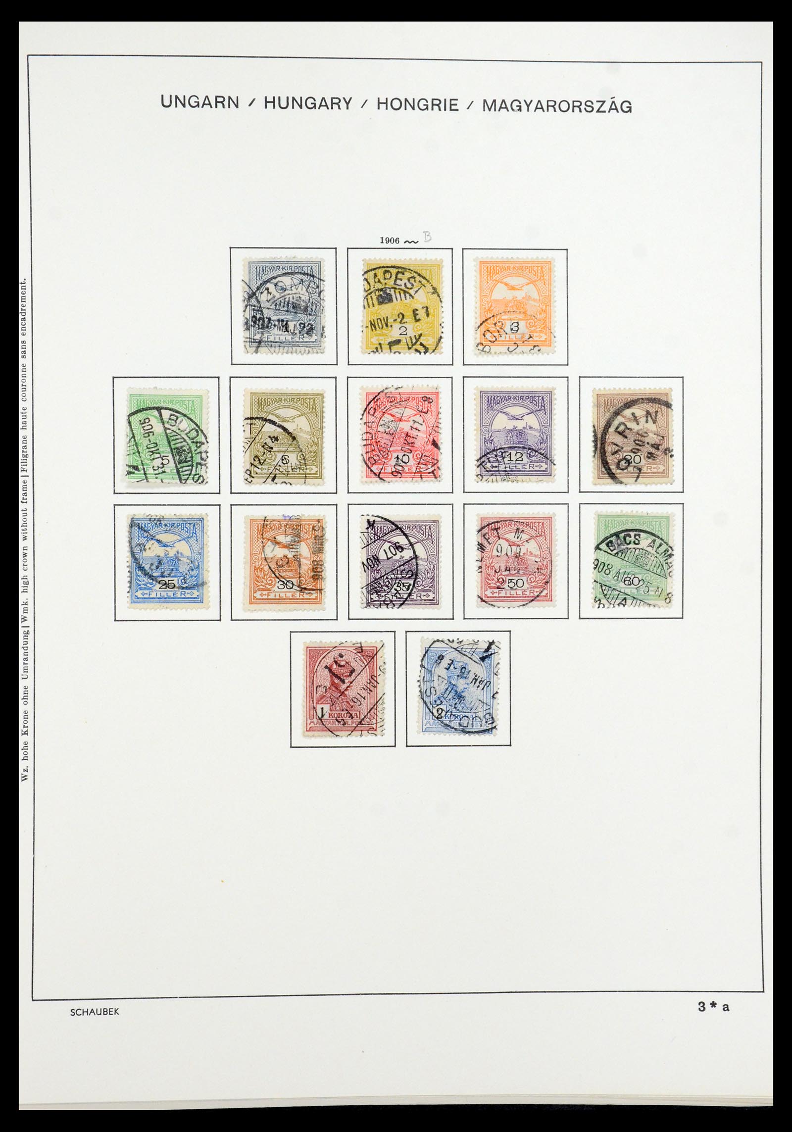 35981 009 - Postzegelverzameling 35981 Hongarije 1871-1944.