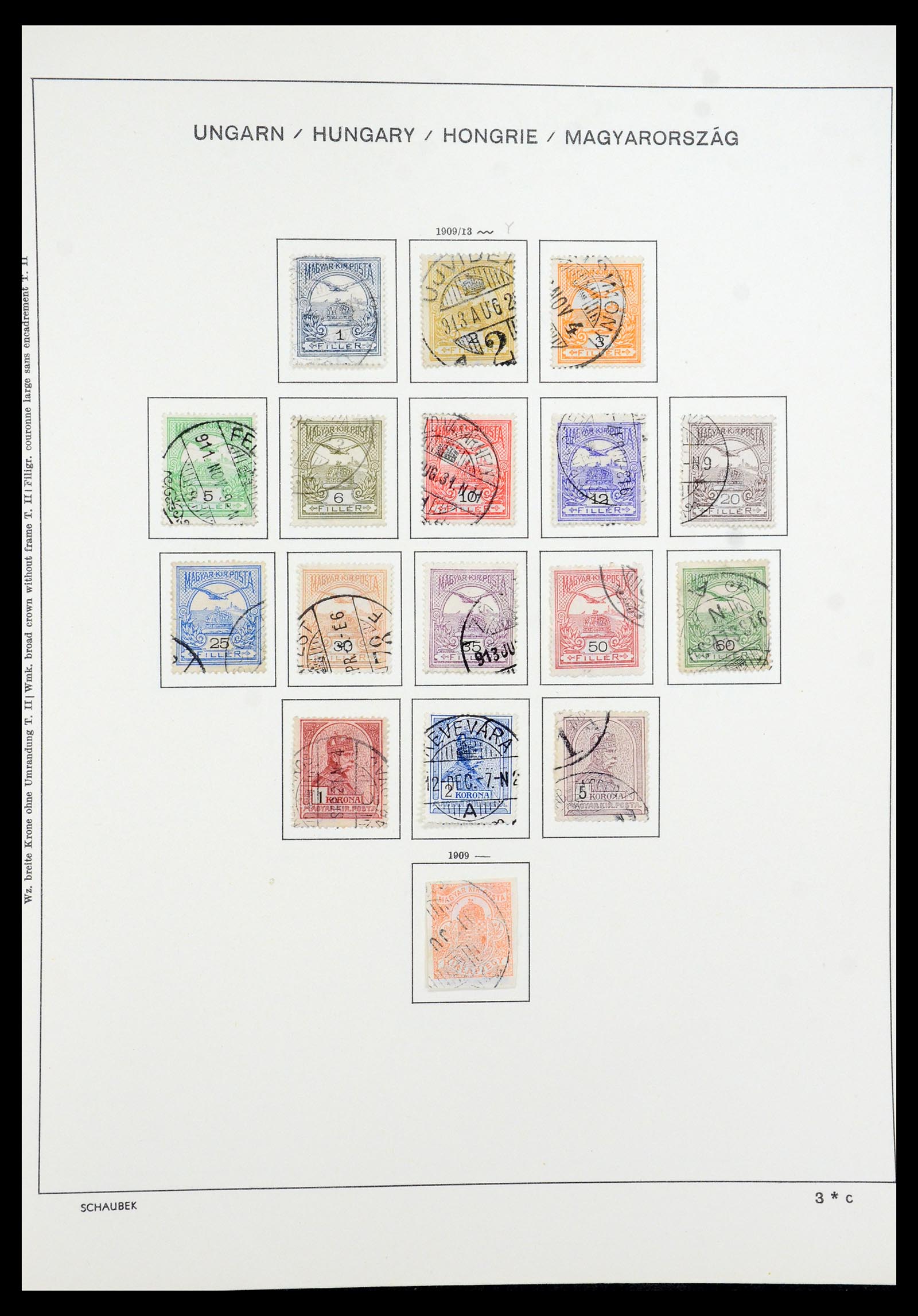 35981 011 - Postzegelverzameling 35981 Hongarije 1871-1944.