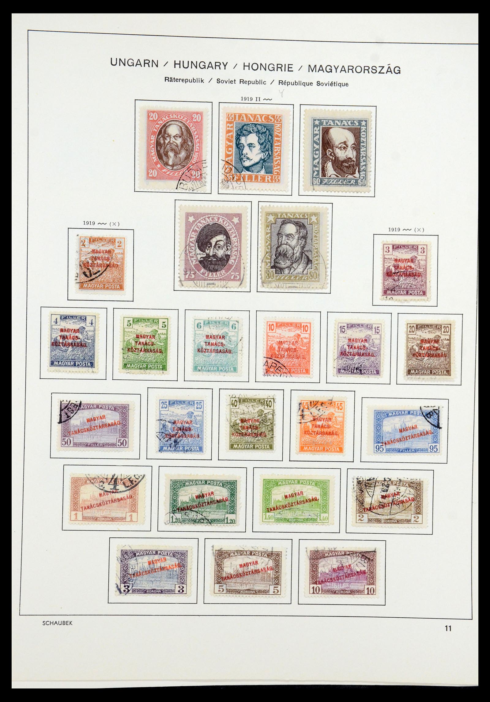 35981 021 - Postzegelverzameling 35981 Hongarije 1871-1944.