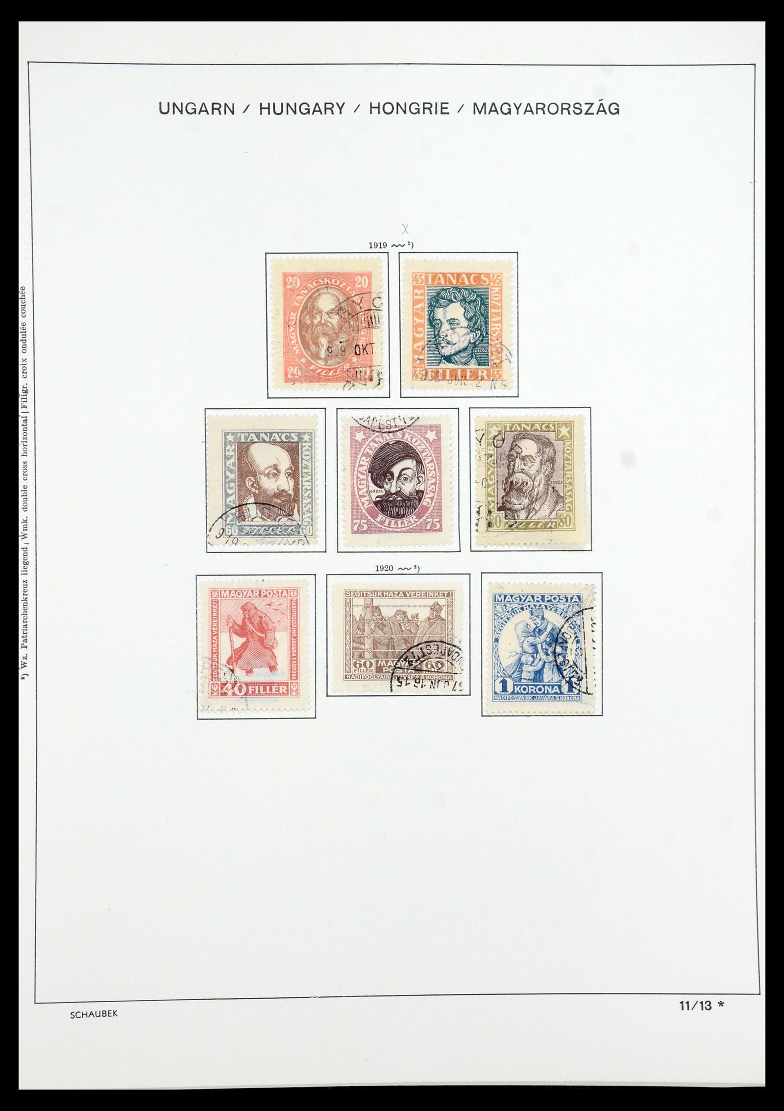 35981 024 - Postzegelverzameling 35981 Hongarije 1871-1944.