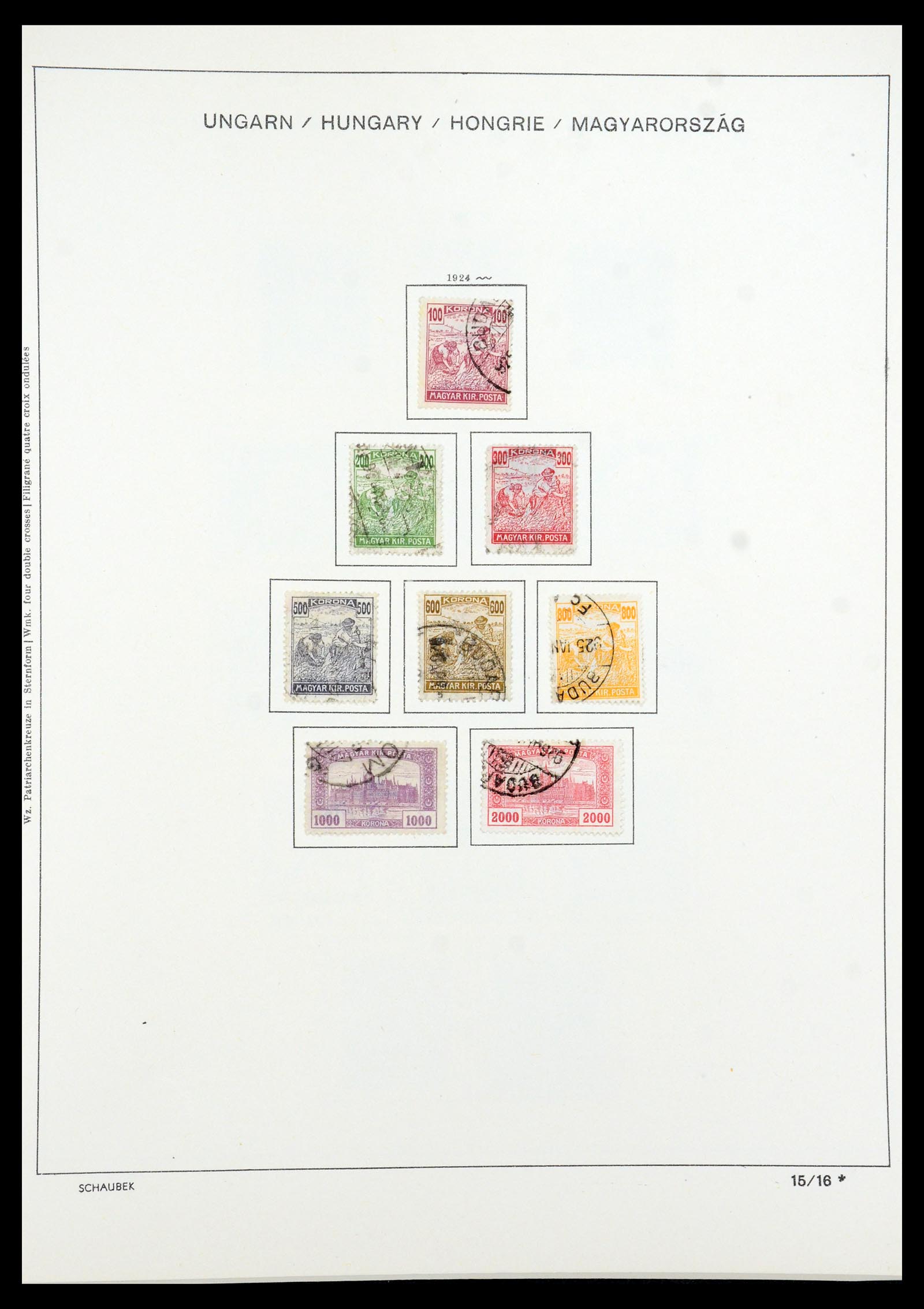35981 028 - Postzegelverzameling 35981 Hongarije 1871-1944.
