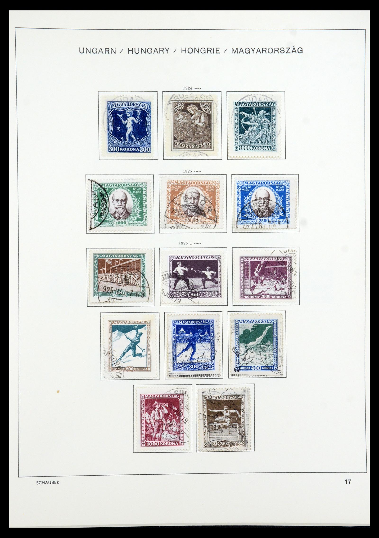 35981 029 - Postzegelverzameling 35981 Hongarije 1871-1944.