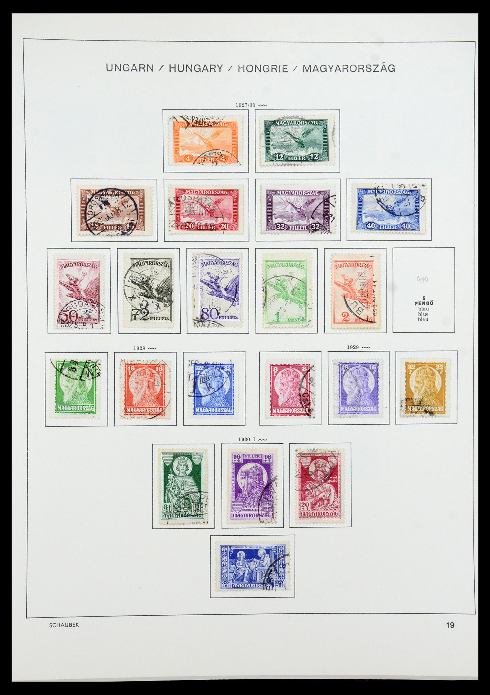 35981 031 - Postzegelverzameling 35981 Hongarije 1871-1944.