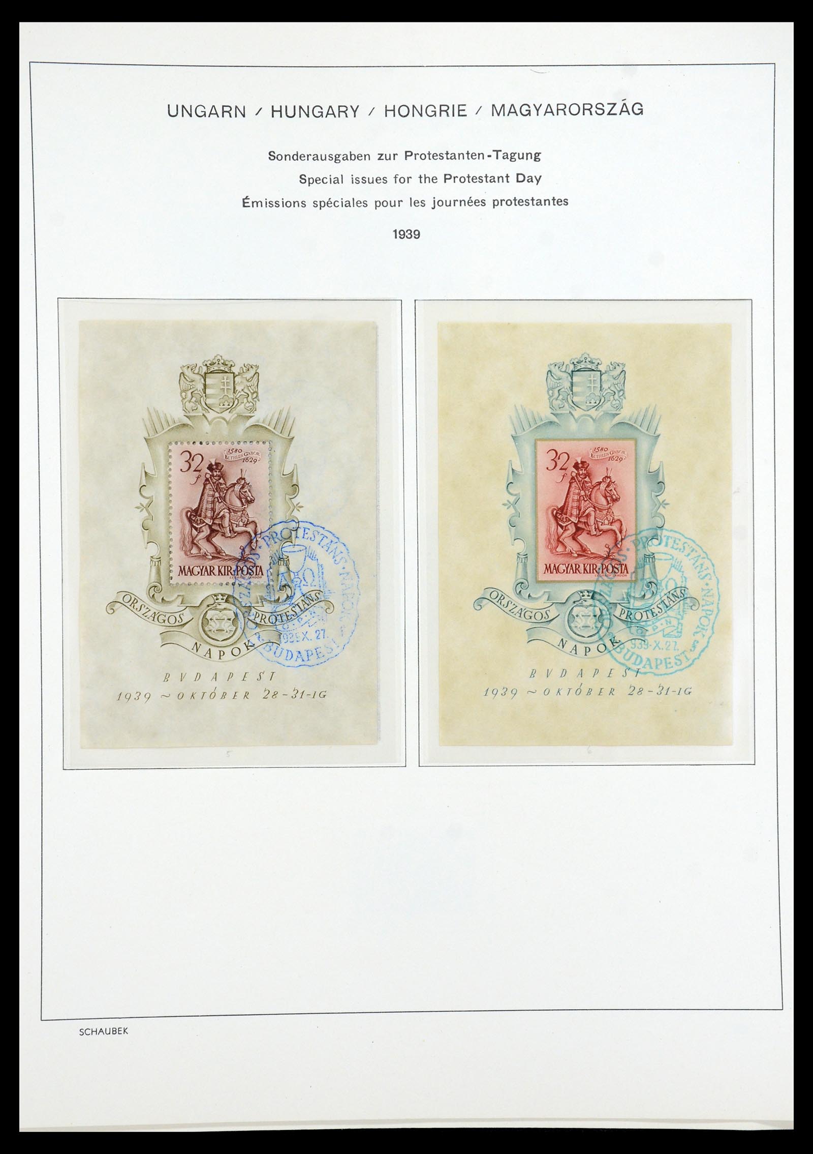 35981 044 - Postzegelverzameling 35981 Hongarije 1871-1944.