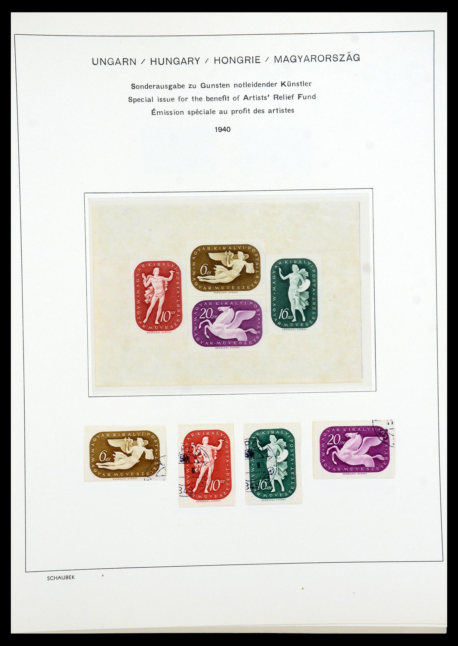 35981 049 - Postzegelverzameling 35981 Hongarije 1871-1944.