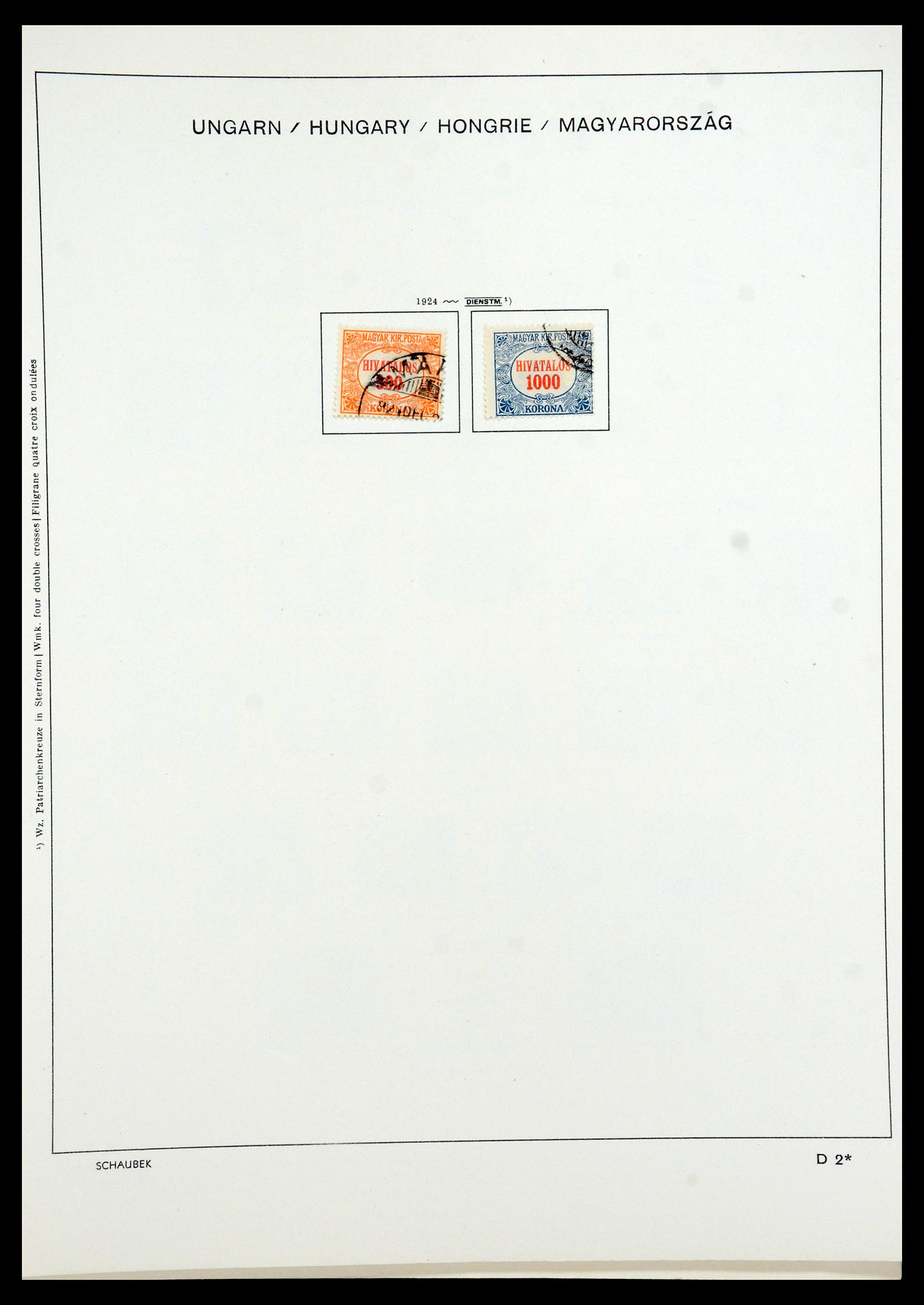 35981 058 - Postzegelverzameling 35981 Hongarije 1871-1944.