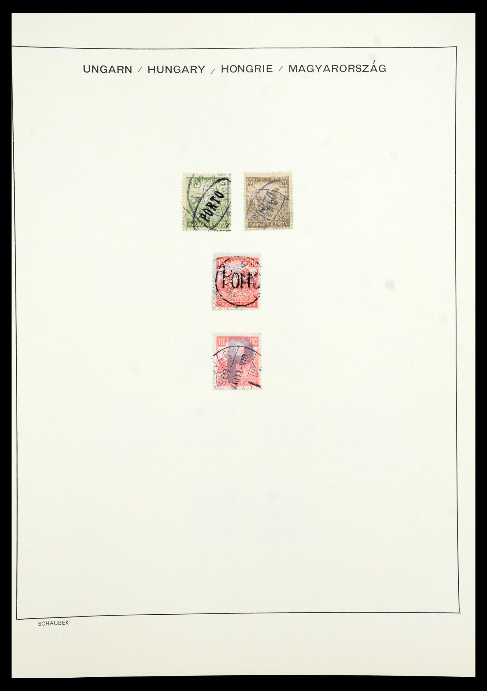 35981 062 - Postzegelverzameling 35981 Hongarije 1871-1944.