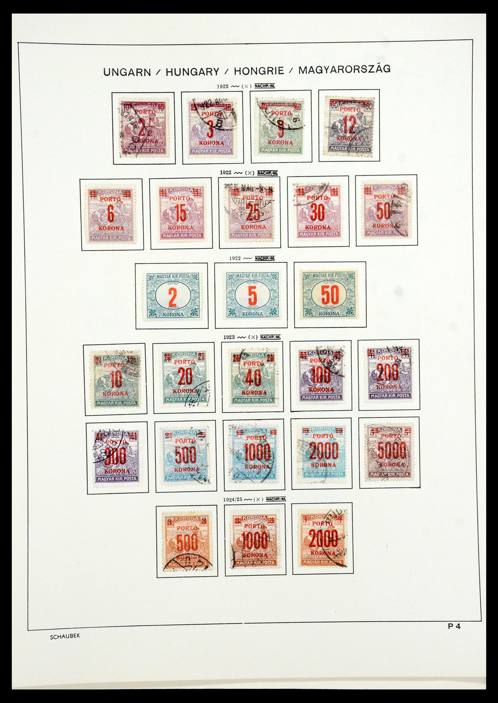 35981 064 - Postzegelverzameling 35981 Hongarije 1871-1944.
