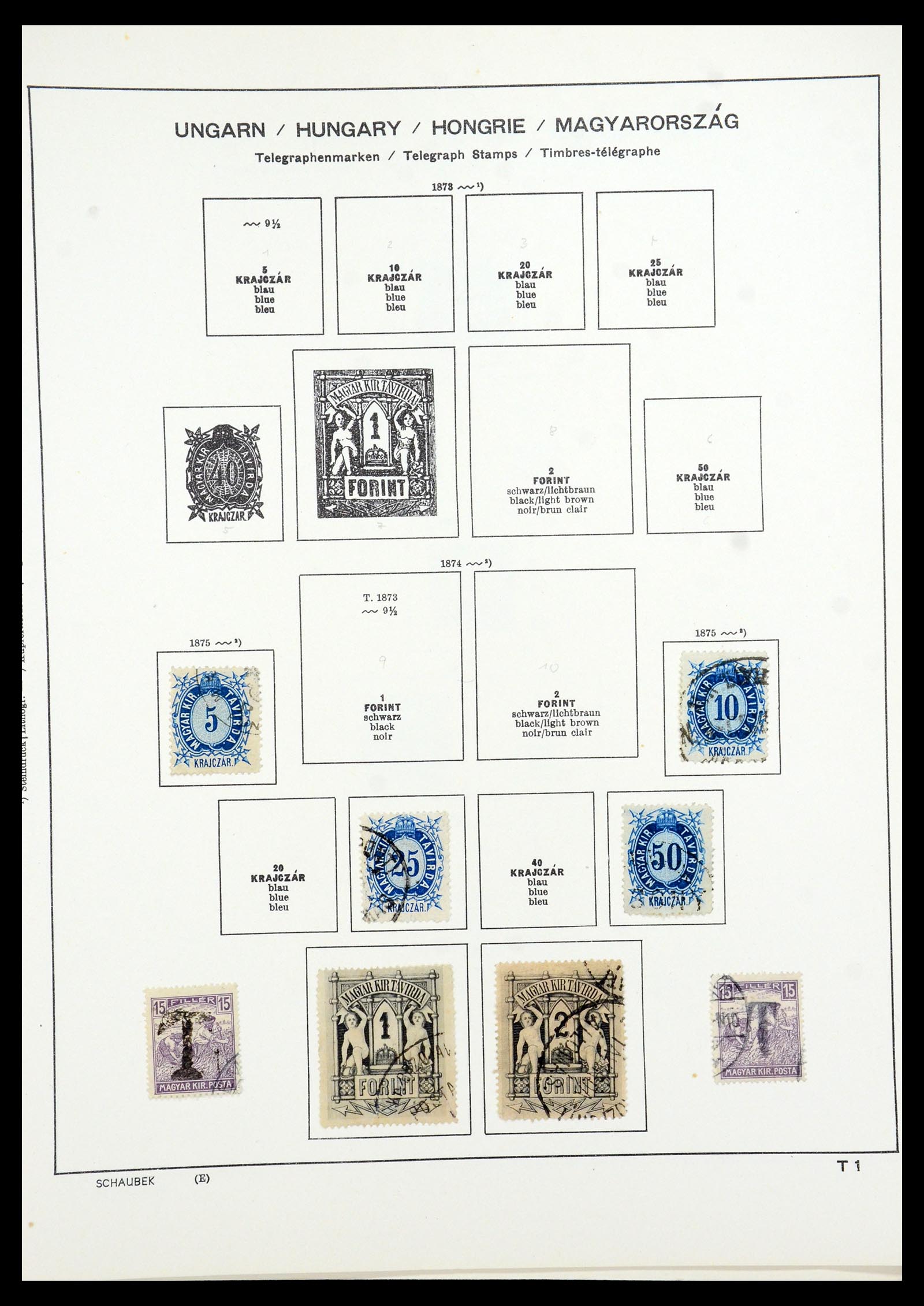 35981 069 - Postzegelverzameling 35981 Hongarije 1871-1944.