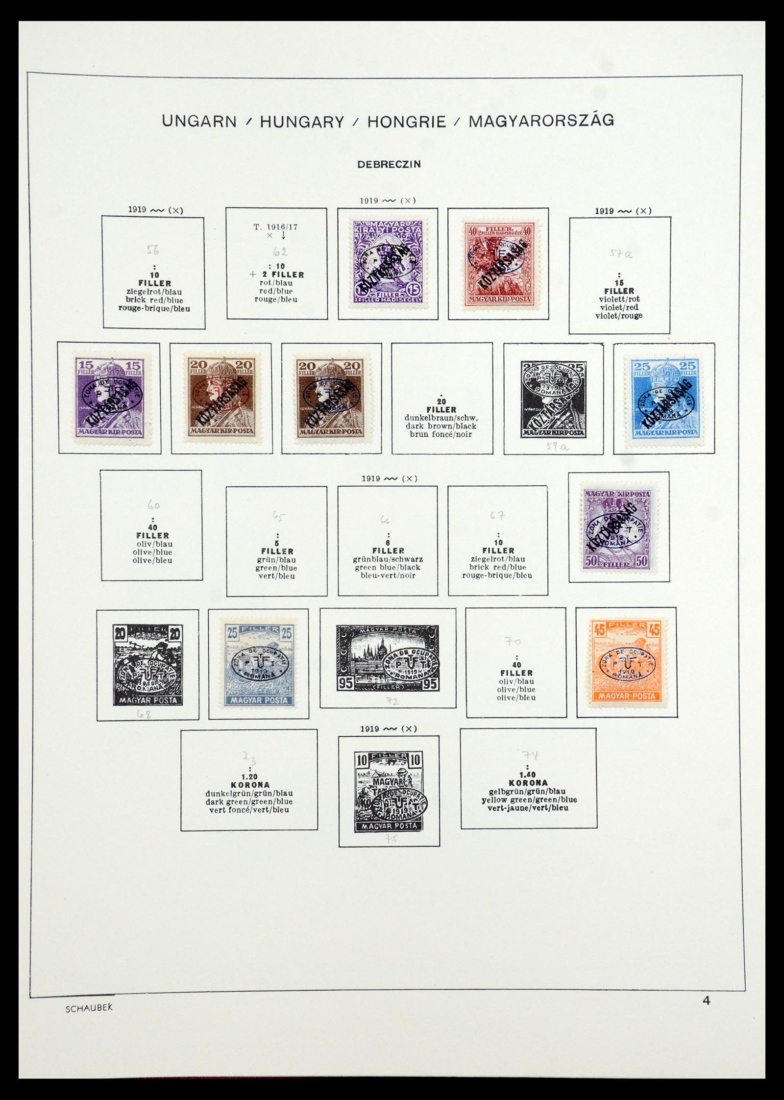 35981 083 - Postzegelverzameling 35981 Hongarije 1871-1944.