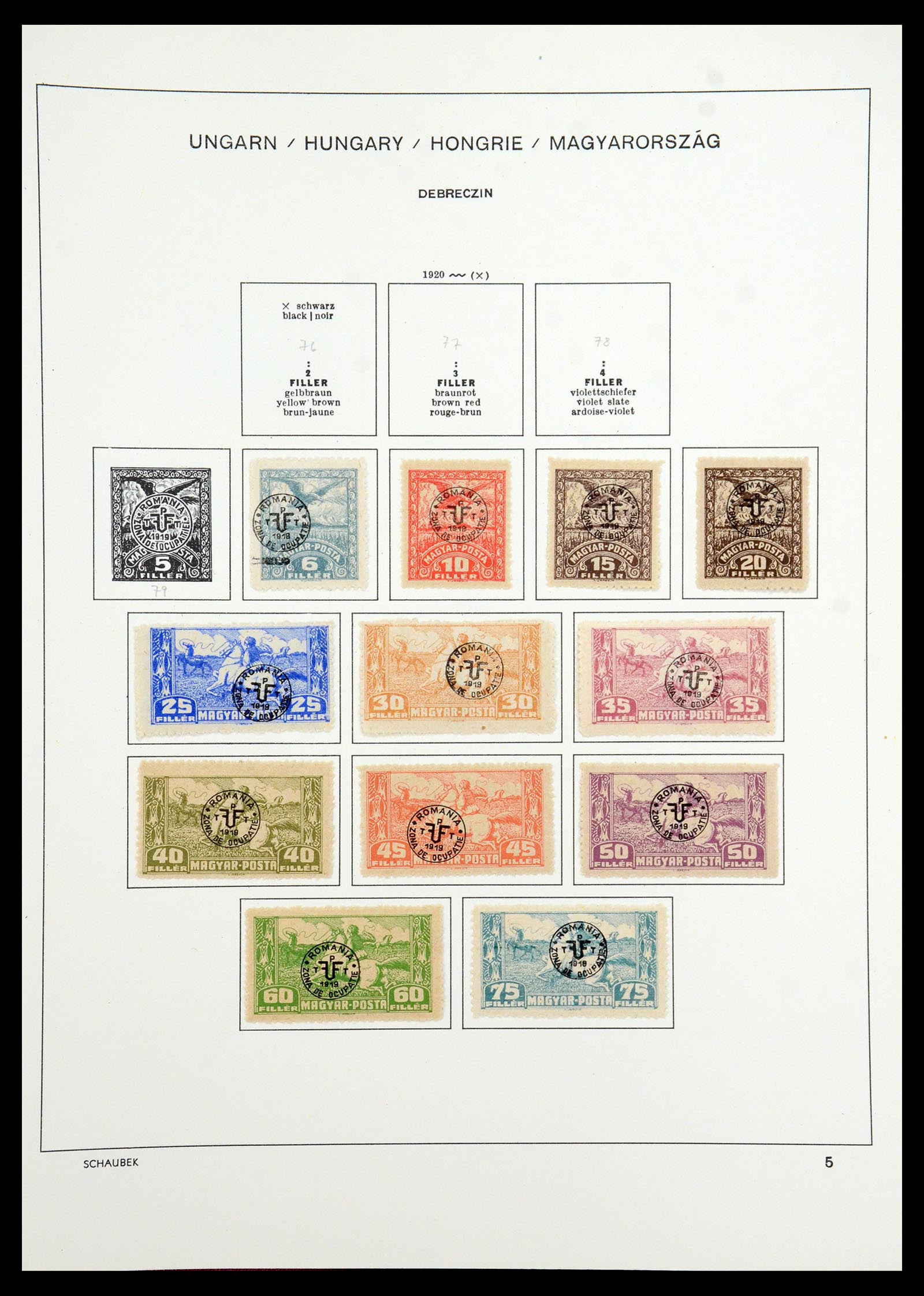 35981 084 - Postzegelverzameling 35981 Hongarije 1871-1944.
