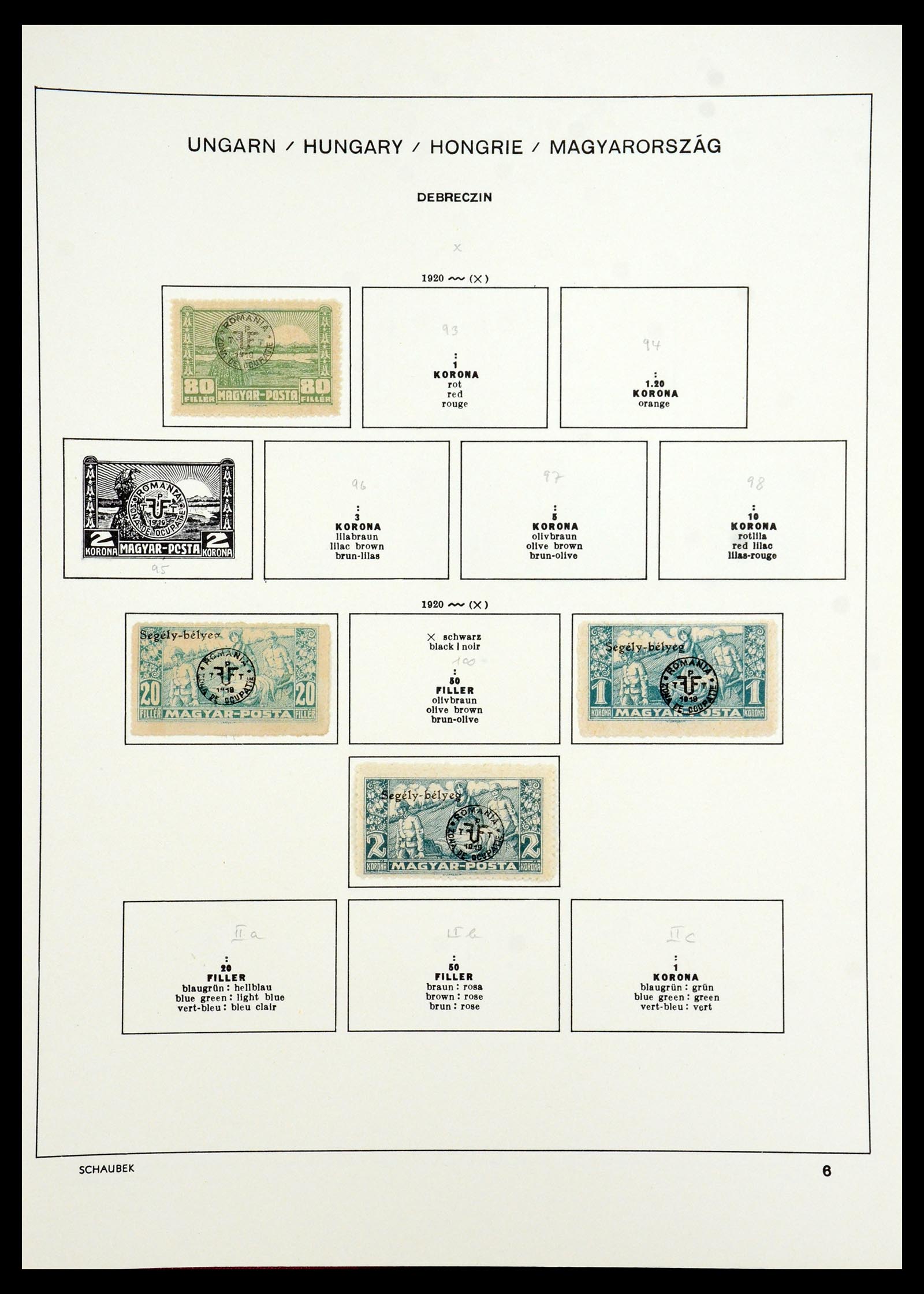 35981 085 - Postzegelverzameling 35981 Hongarije 1871-1944.