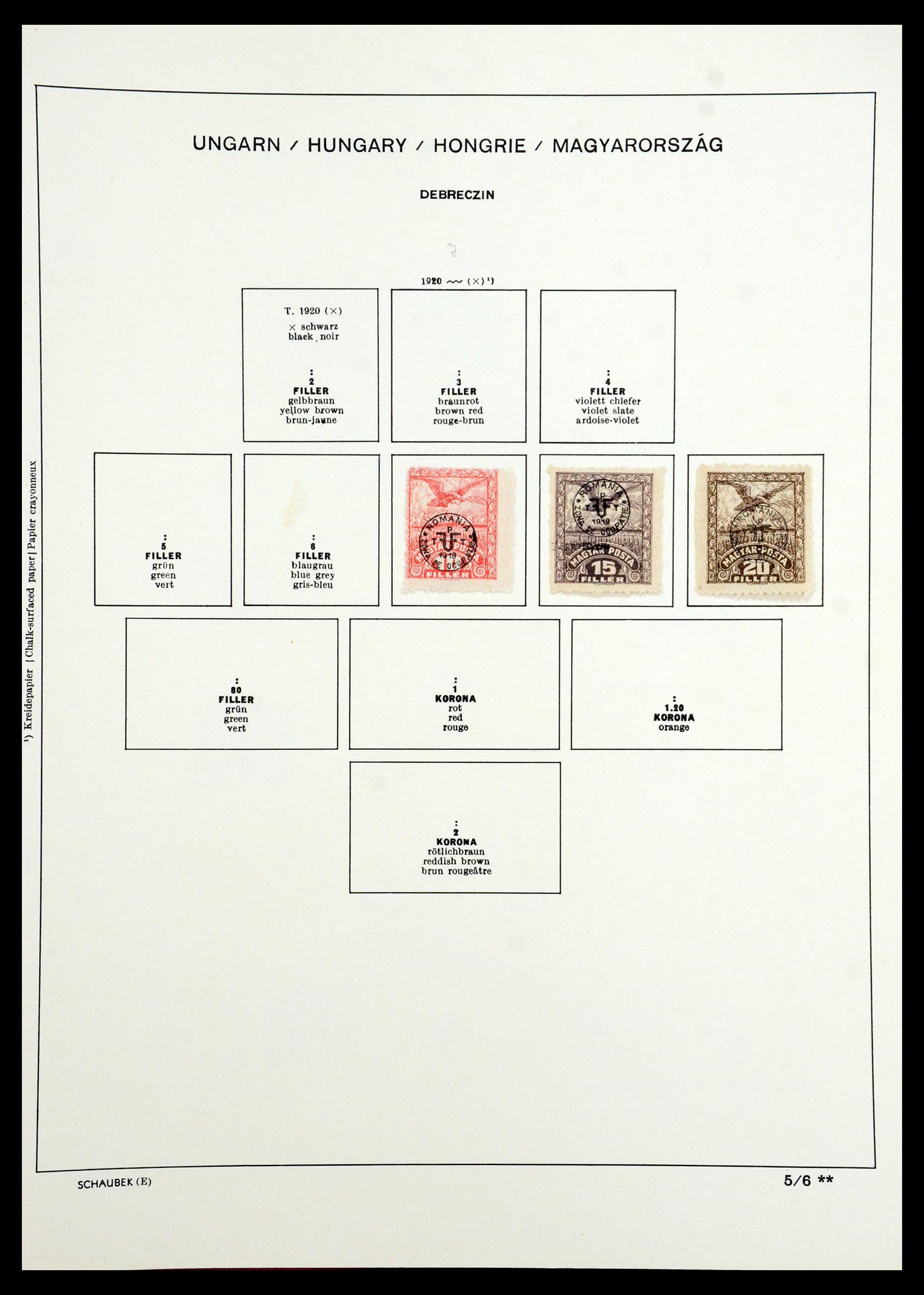 35981 086 - Postzegelverzameling 35981 Hongarije 1871-1944.