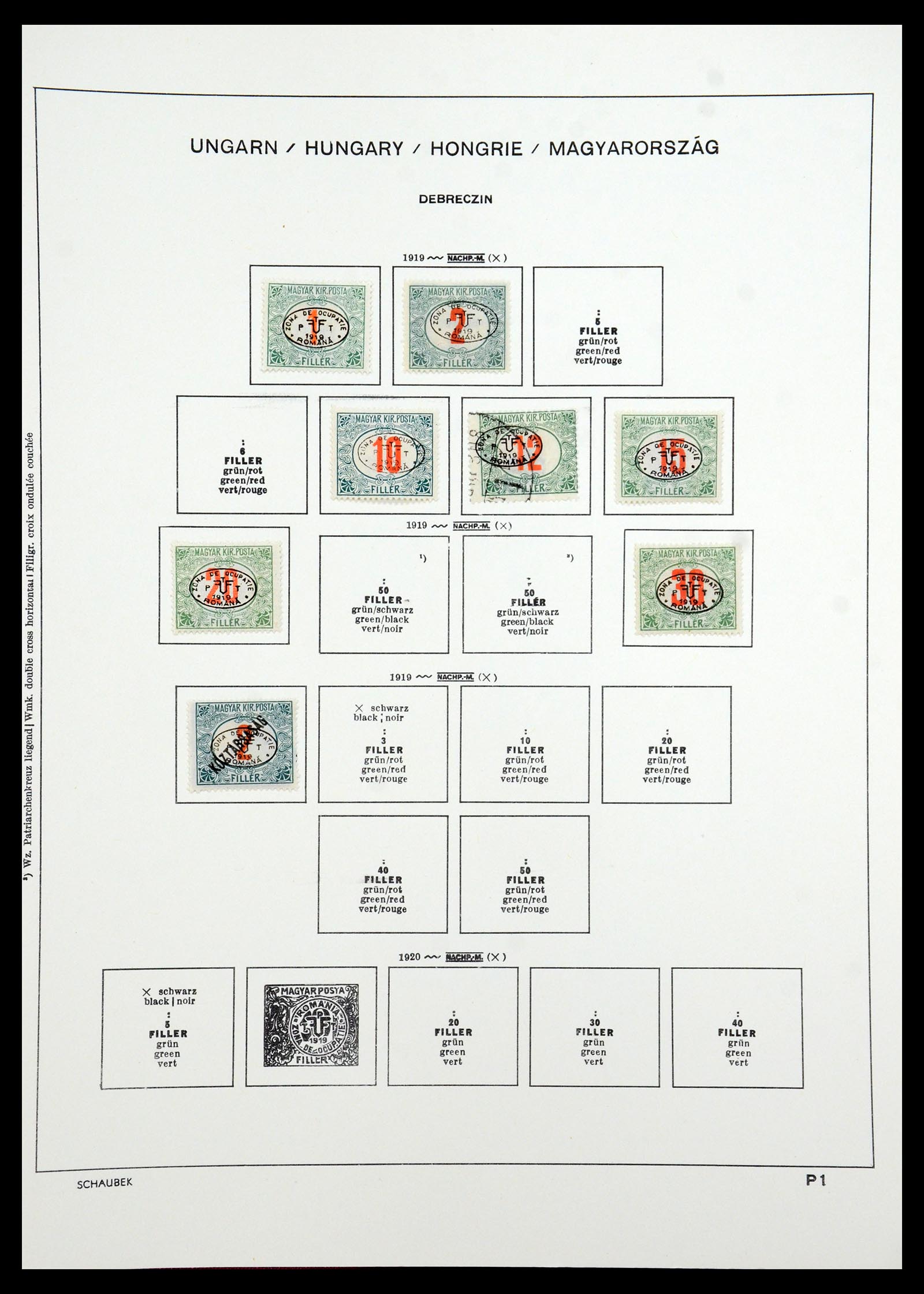 35981 087 - Postzegelverzameling 35981 Hongarije 1871-1944.