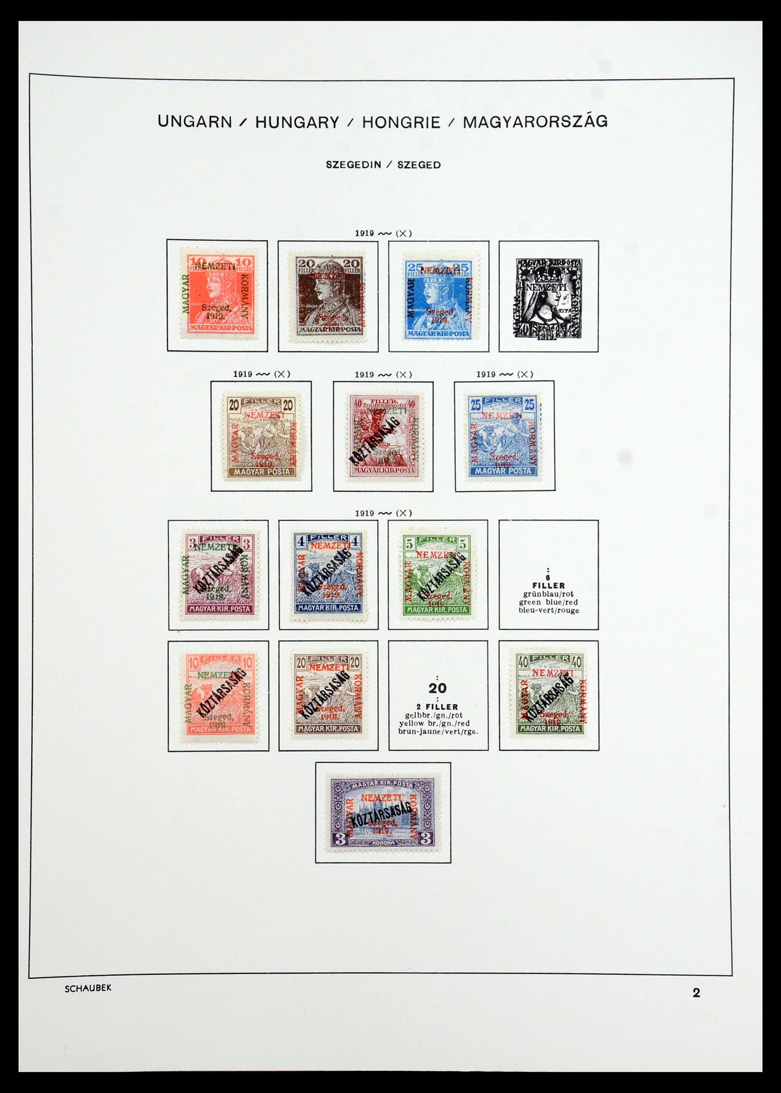 35981 089 - Postzegelverzameling 35981 Hongarije 1871-1944.