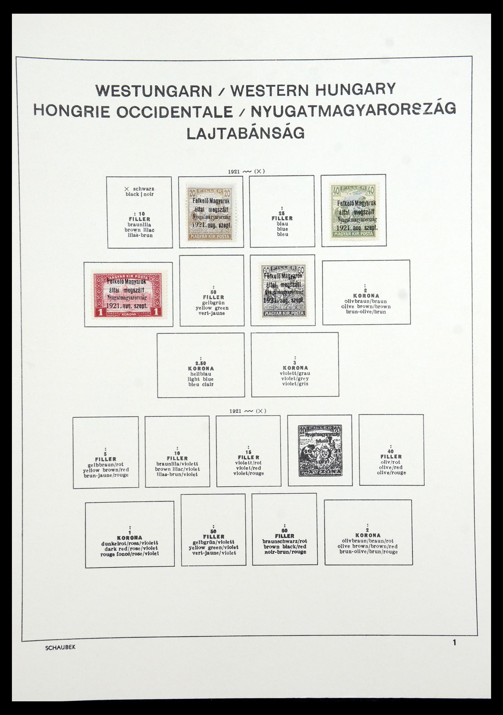 35981 093 - Postzegelverzameling 35981 Hongarije 1871-1944.