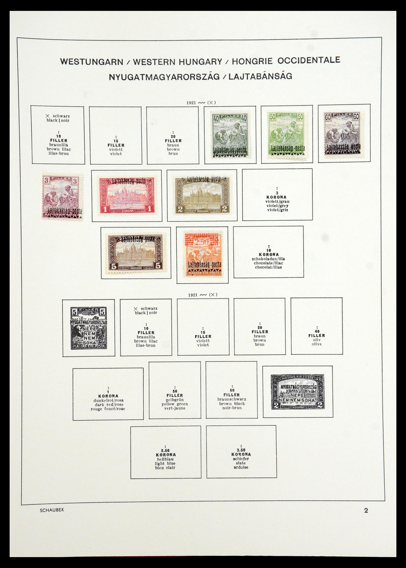 35981 094 - Postzegelverzameling 35981 Hongarije 1871-1944.