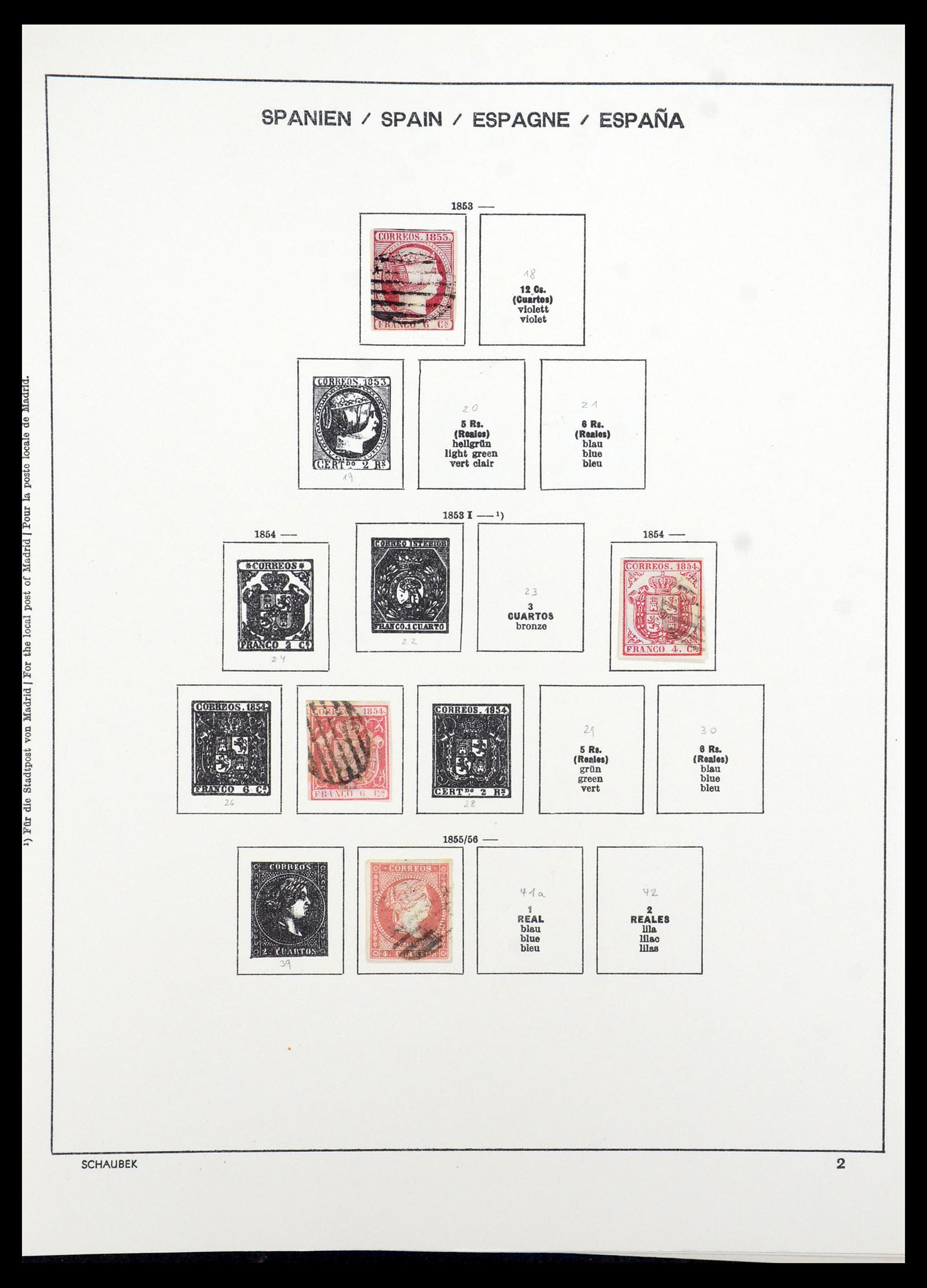 35982 003 - Postzegelverzameling 35982 Spanje 1850-1967.
