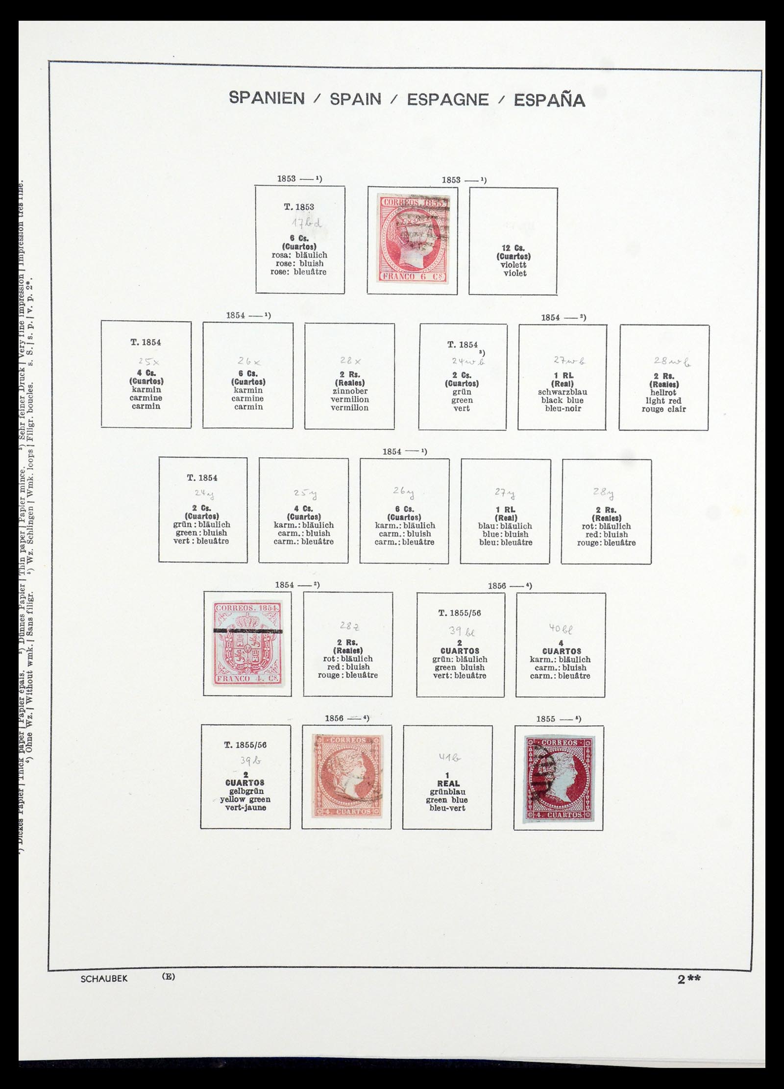 35982 005 - Postzegelverzameling 35982 Spanje 1850-1967.