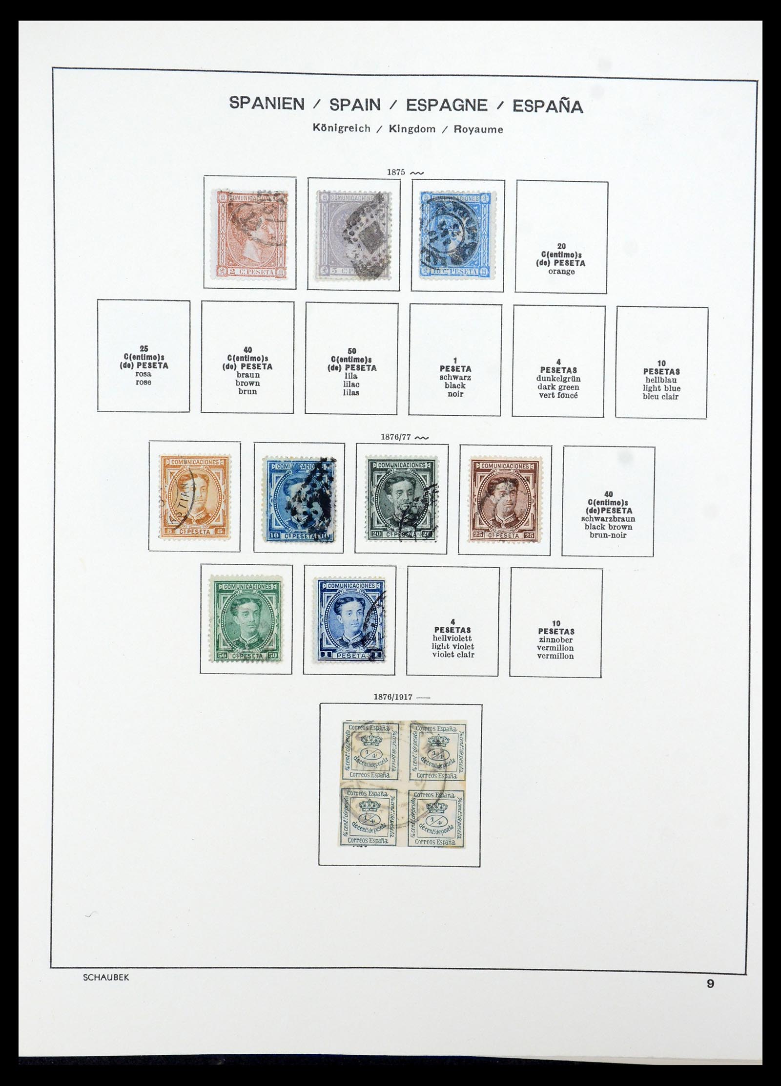 35982 013 - Postzegelverzameling 35982 Spanje 1850-1967.