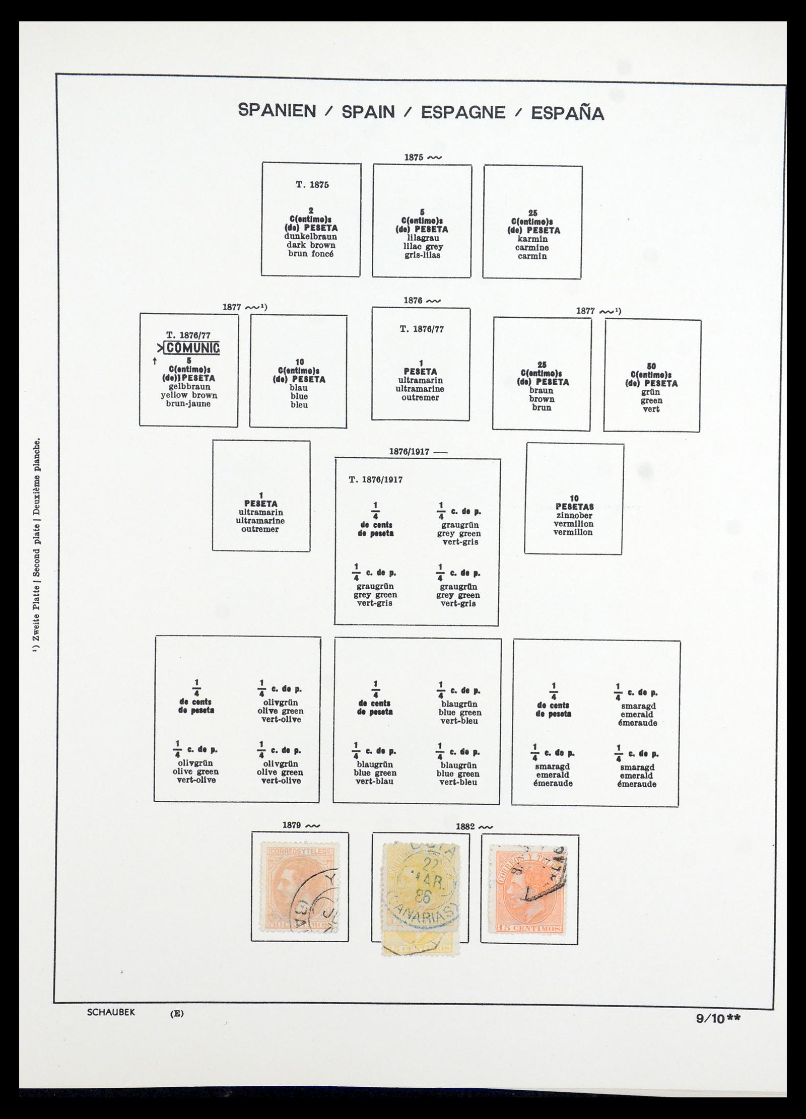 35982 015 - Postzegelverzameling 35982 Spanje 1850-1967.