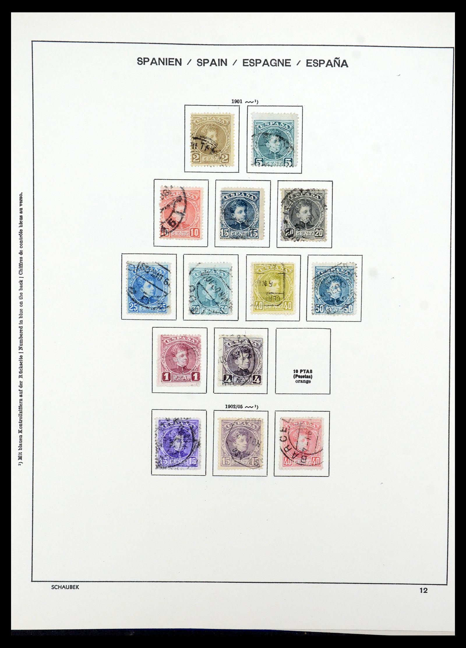 35982 017 - Postzegelverzameling 35982 Spanje 1850-1967.