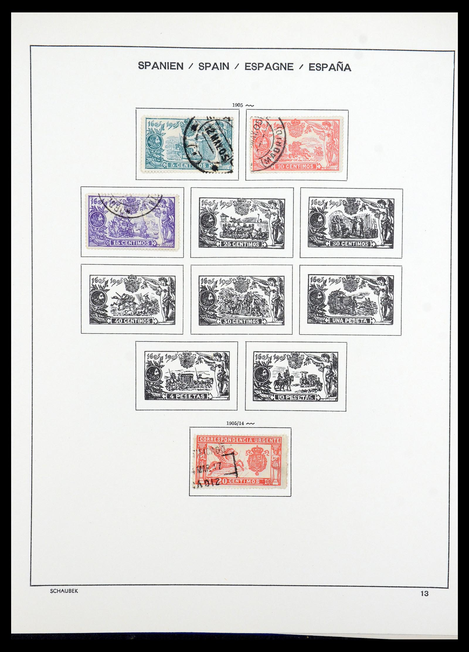 35982 018 - Postzegelverzameling 35982 Spanje 1850-1967.