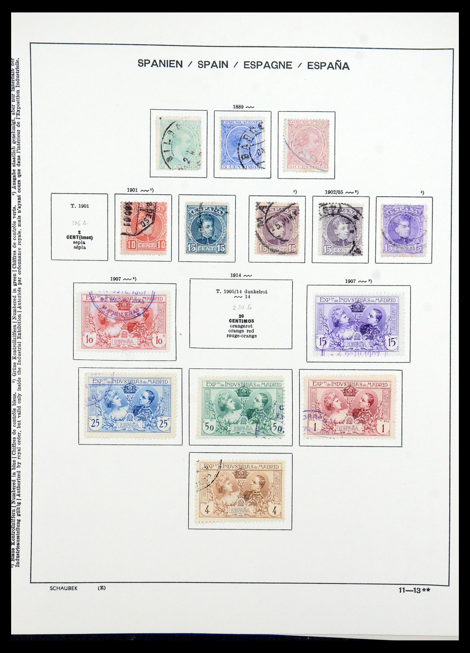35982 019 - Postzegelverzameling 35982 Spanje 1850-1967.