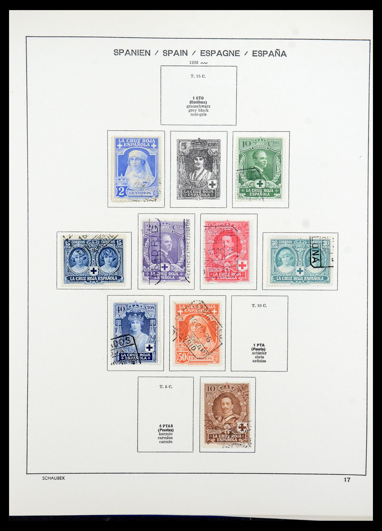 35982 024 - Postzegelverzameling 35982 Spanje 1850-1967.