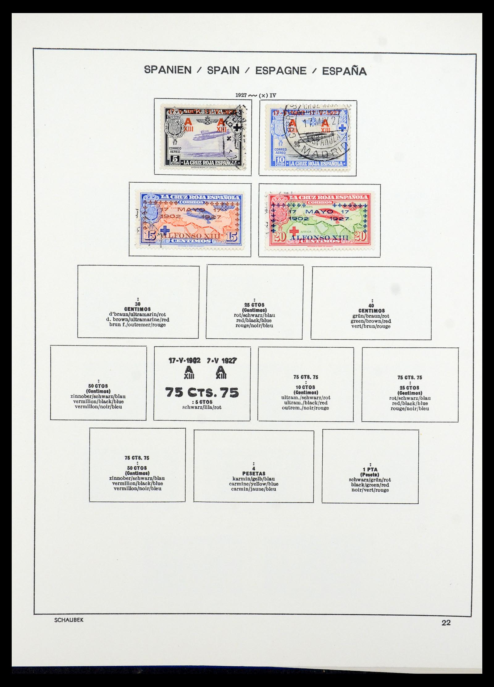 35982 027 - Postzegelverzameling 35982 Spanje 1850-1967.