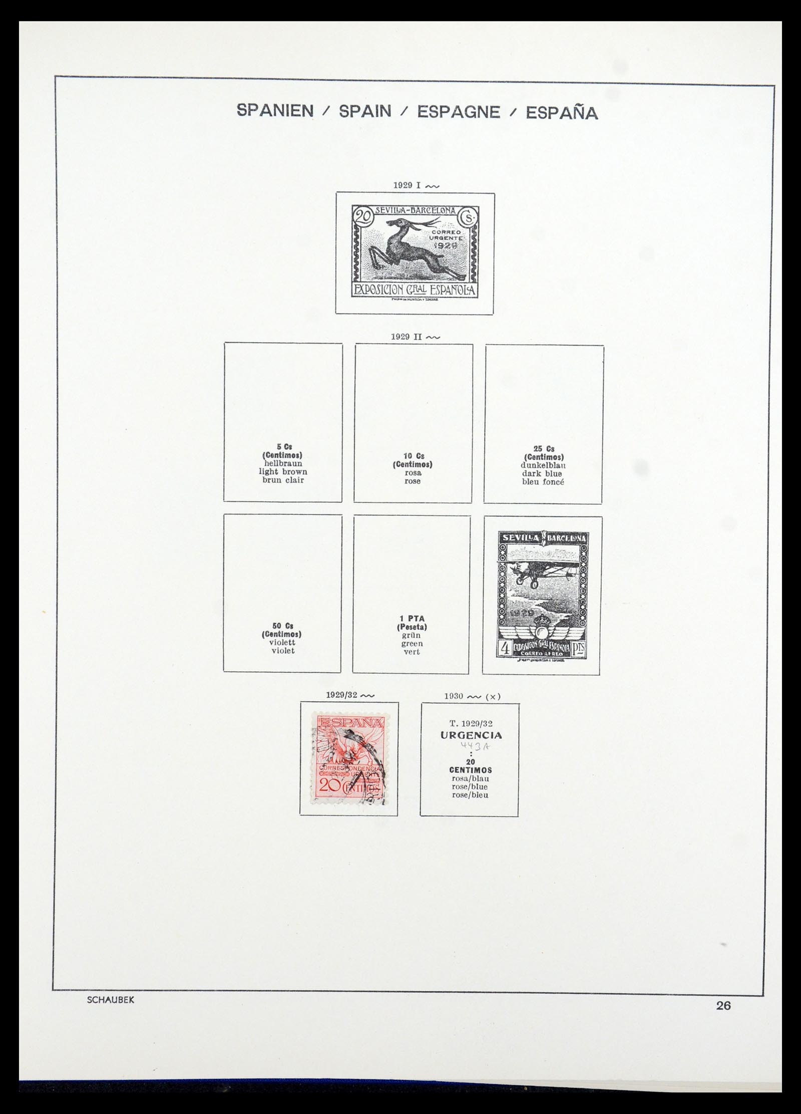 35982 031 - Postzegelverzameling 35982 Spanje 1850-1967.