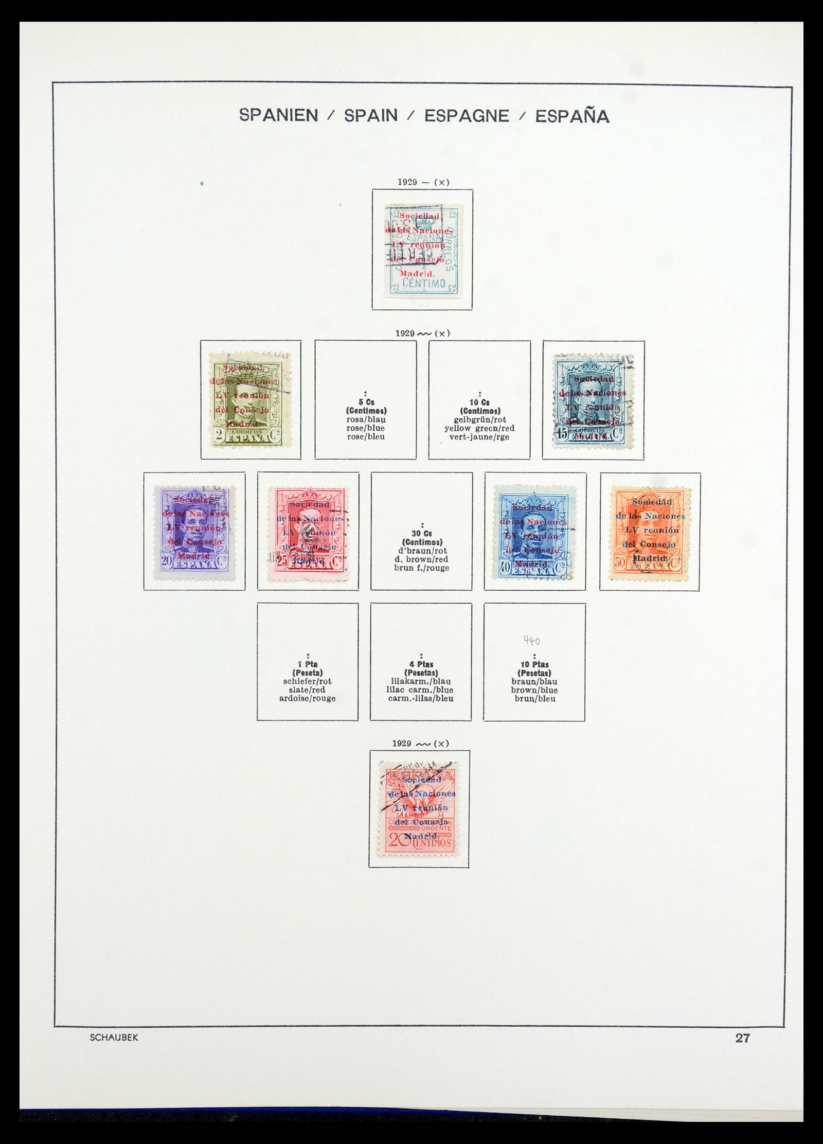 35982 032 - Postzegelverzameling 35982 Spanje 1850-1967.