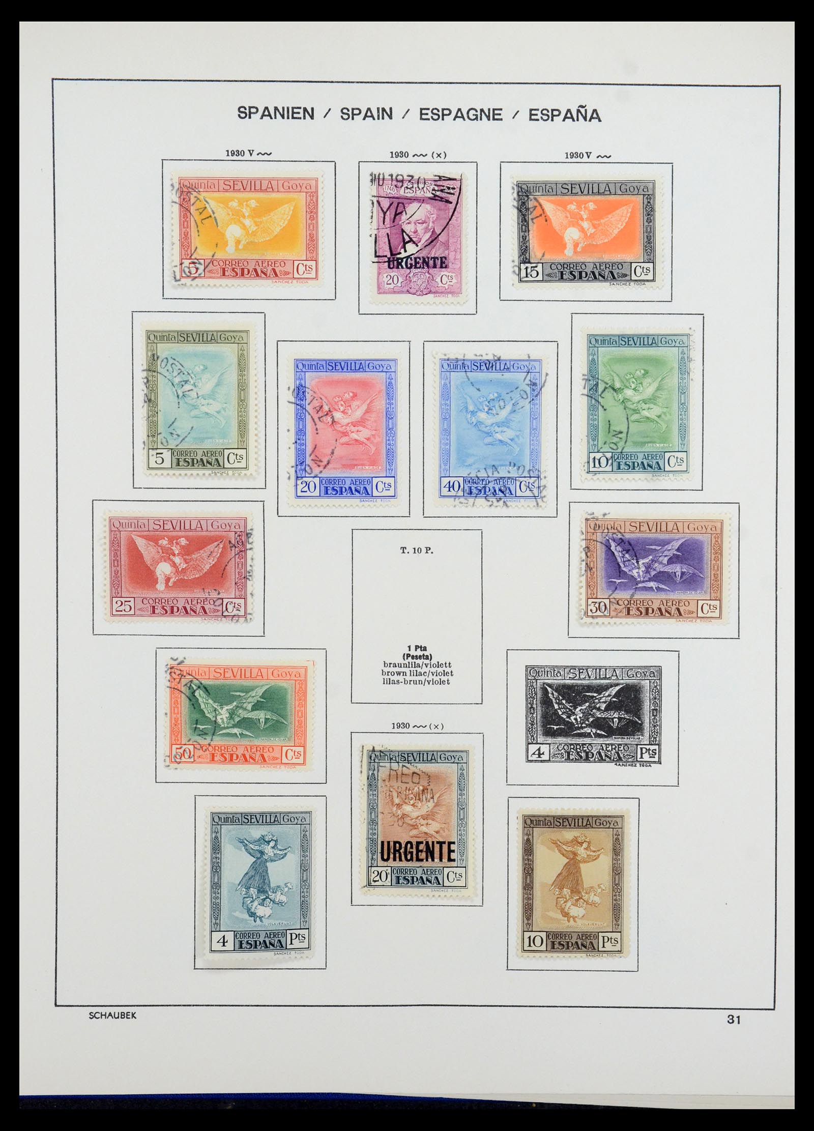 35982 034 - Postzegelverzameling 35982 Spanje 1850-1967.