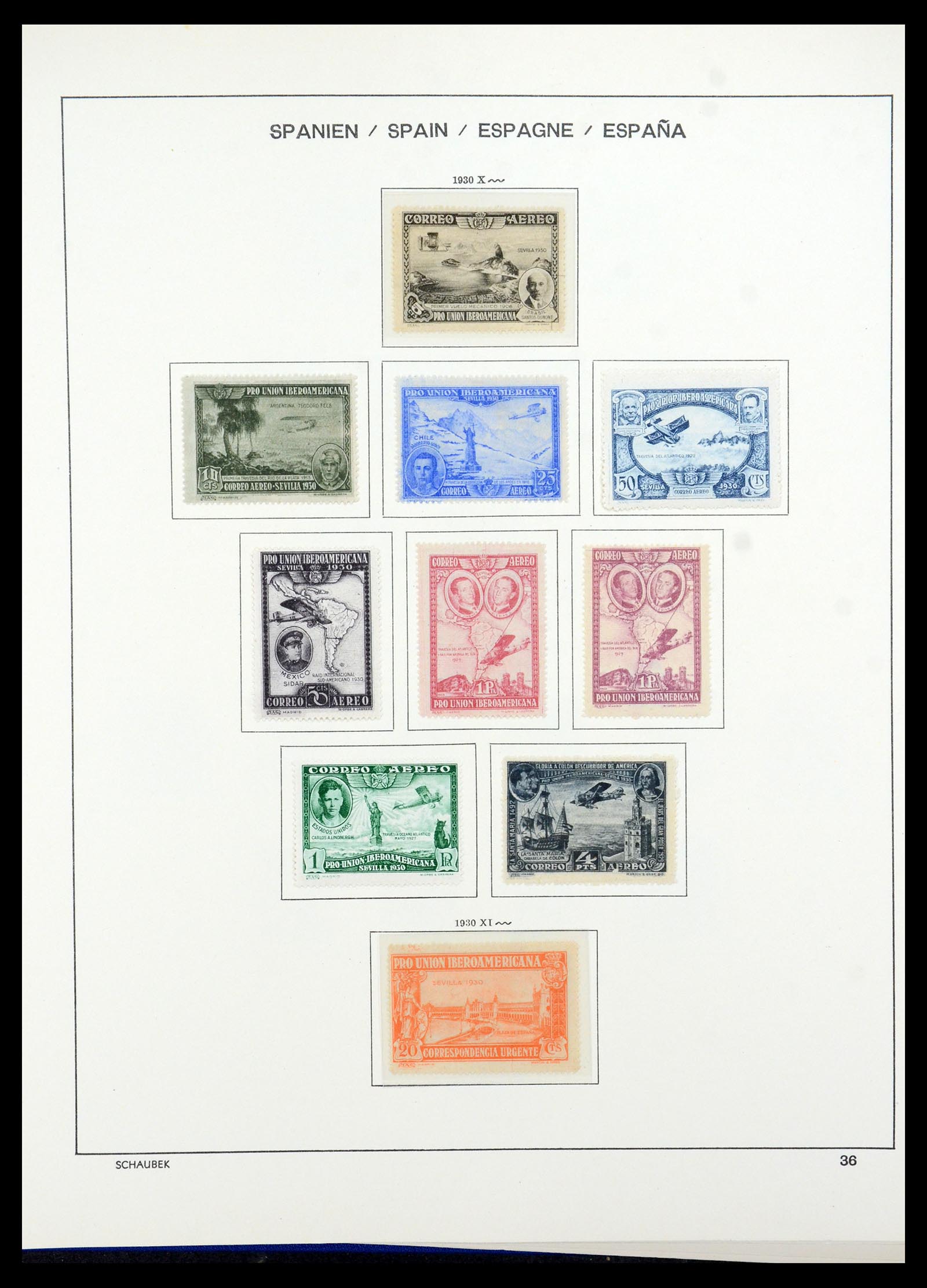 35982 039 - Postzegelverzameling 35982 Spanje 1850-1967.