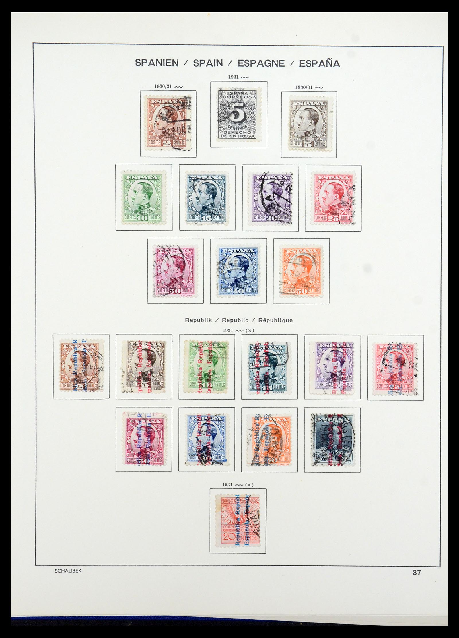 35982 040 - Postzegelverzameling 35982 Spanje 1850-1967.