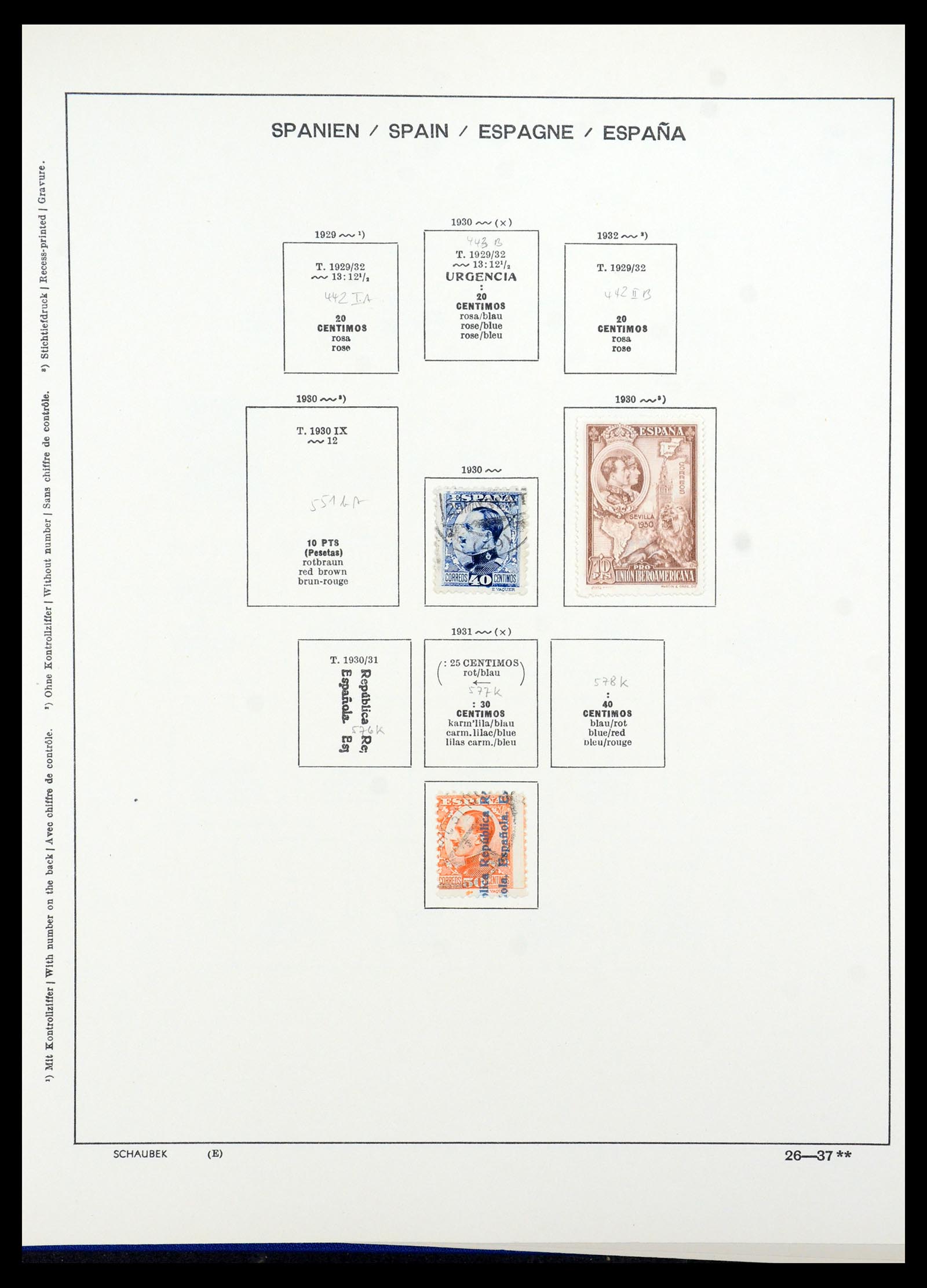 35982 041 - Postzegelverzameling 35982 Spanje 1850-1967.