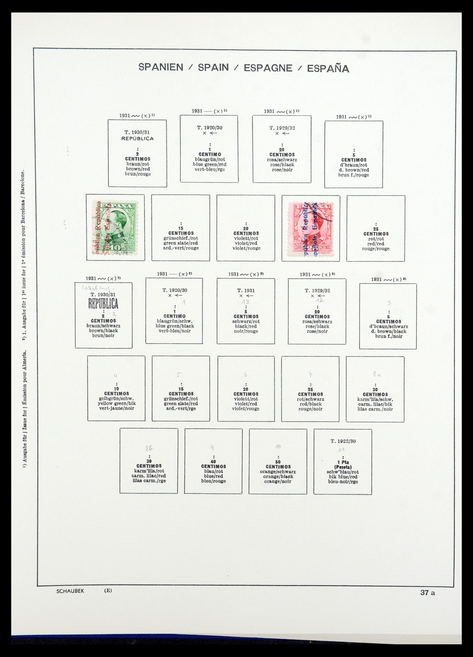 35982 042 - Postzegelverzameling 35982 Spanje 1850-1967.