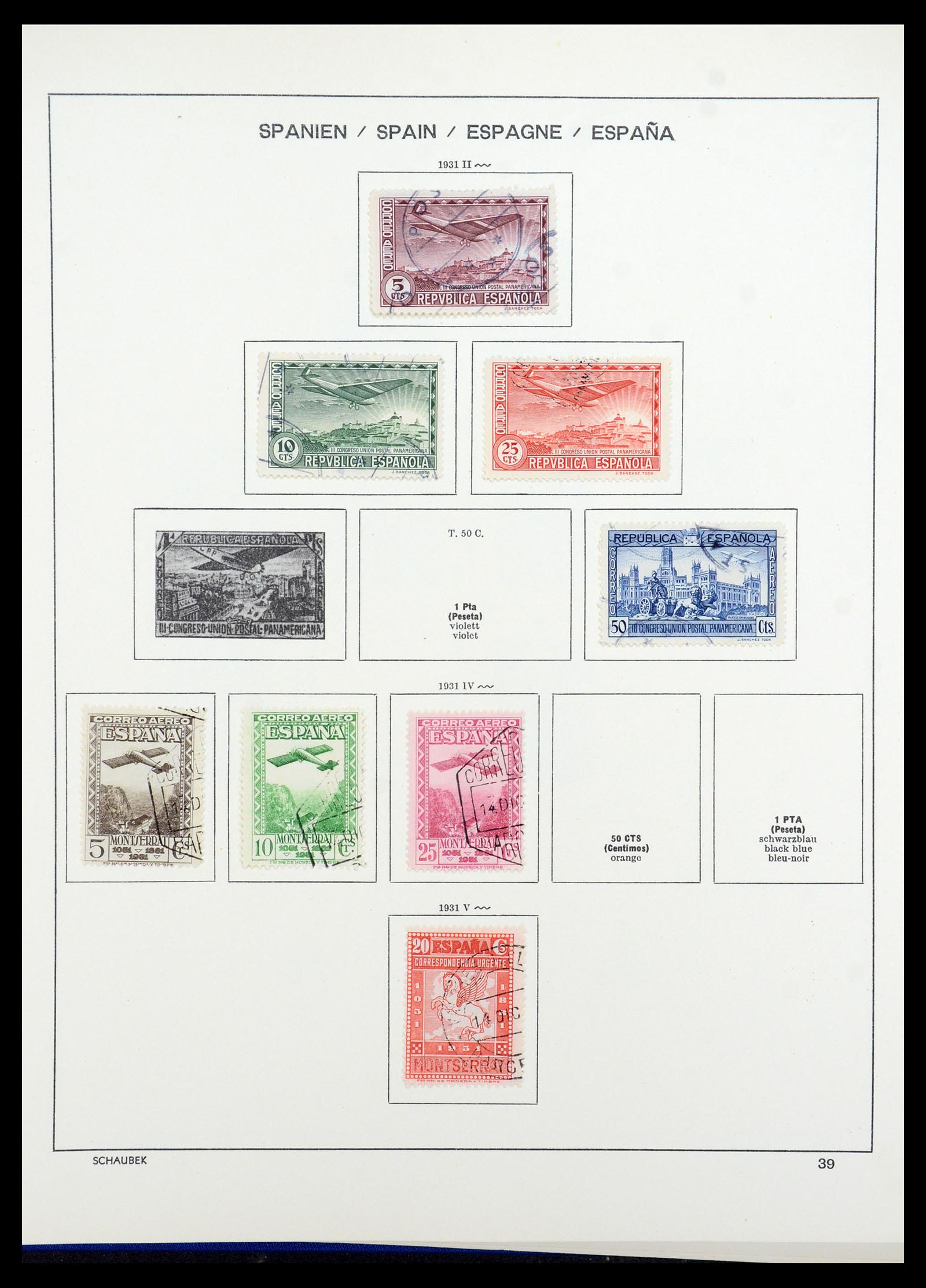 35982 044 - Postzegelverzameling 35982 Spanje 1850-1967.
