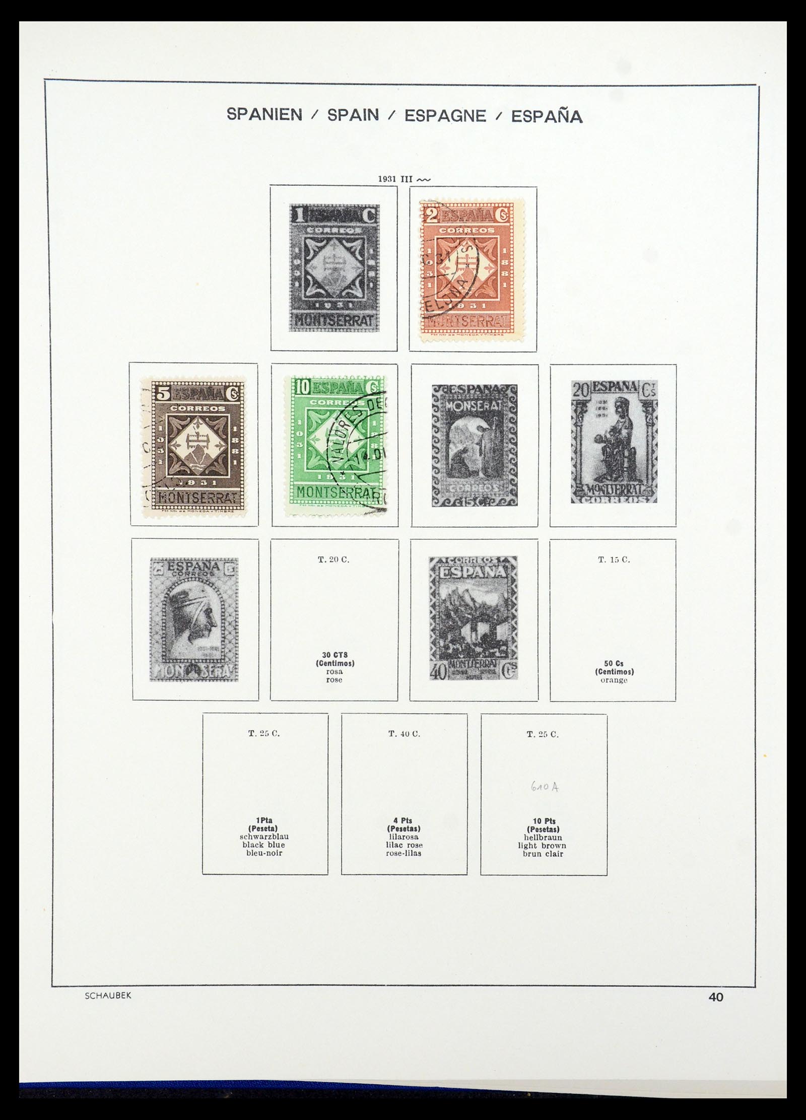 35982 045 - Postzegelverzameling 35982 Spanje 1850-1967.