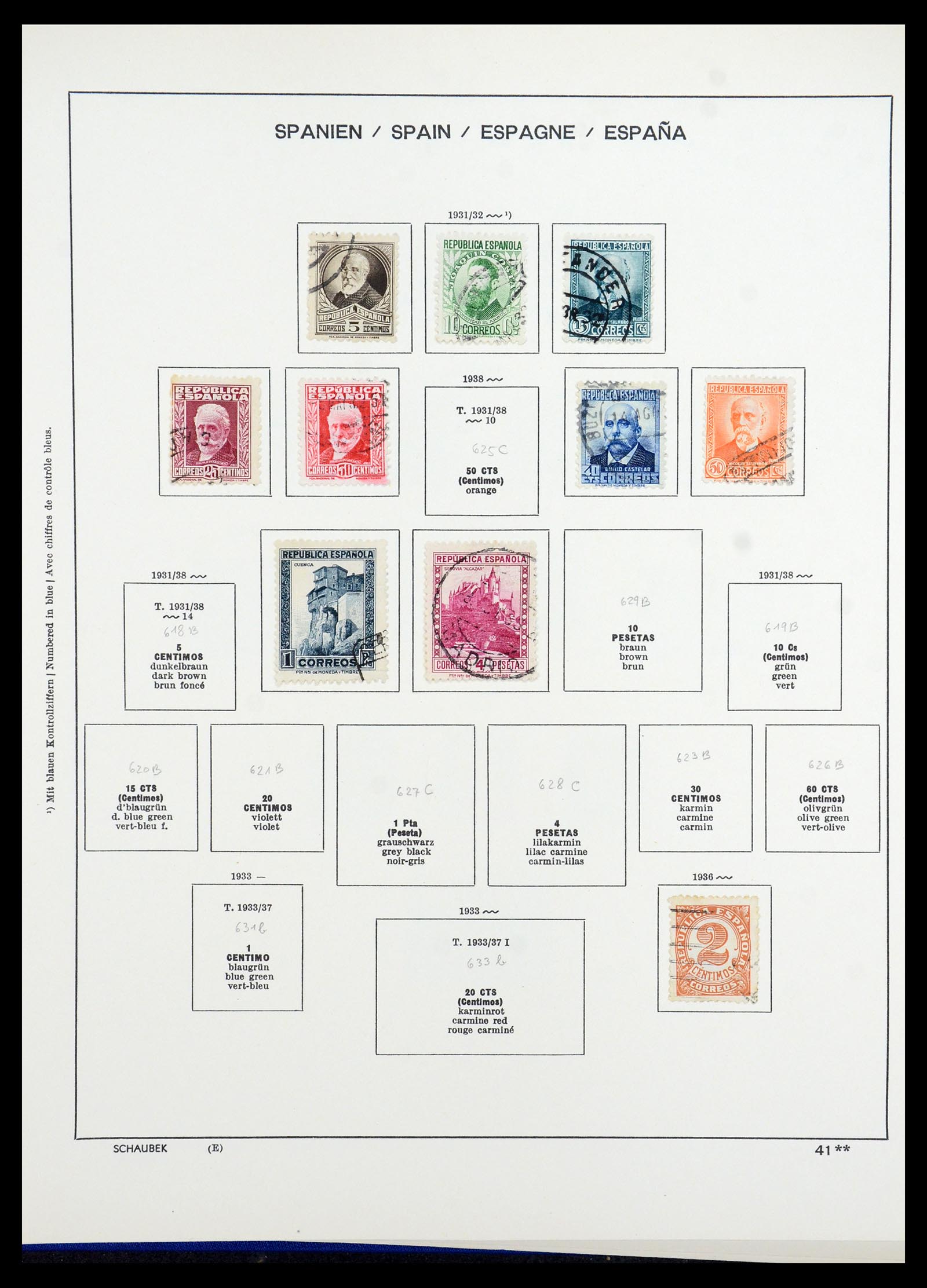 35982 048 - Postzegelverzameling 35982 Spanje 1850-1967.