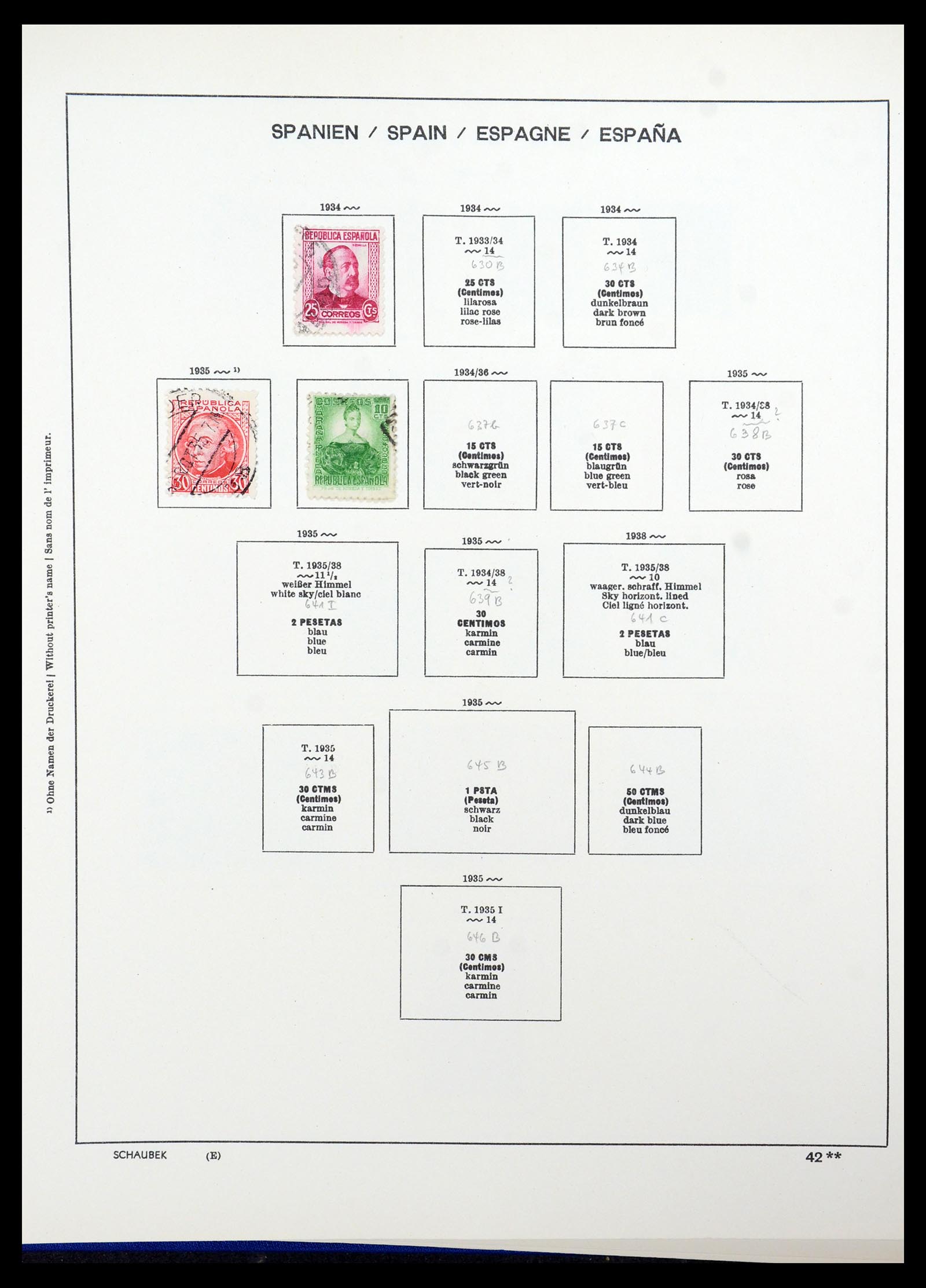 35982 050 - Postzegelverzameling 35982 Spanje 1850-1967.