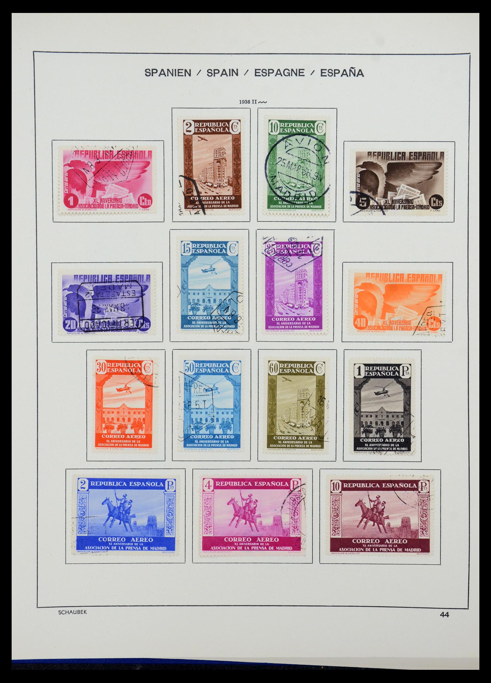 35982 052 - Postzegelverzameling 35982 Spanje 1850-1967.